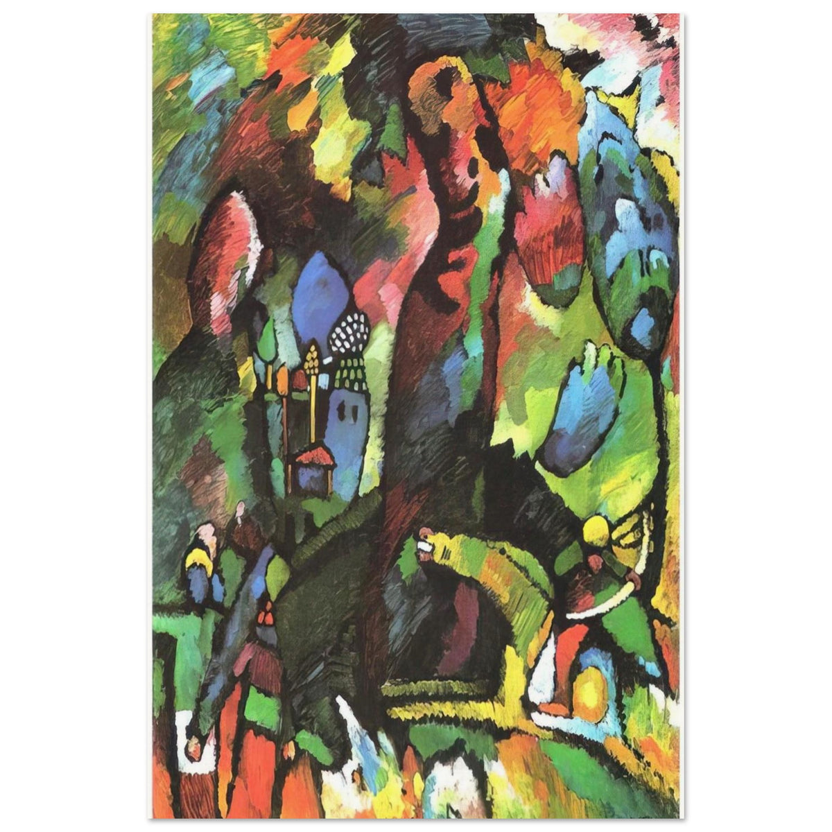 PICTURE WITH ARCHER 1909 Poster | Wassily Kandinsky Poster | Wassily Kandinsky Shop