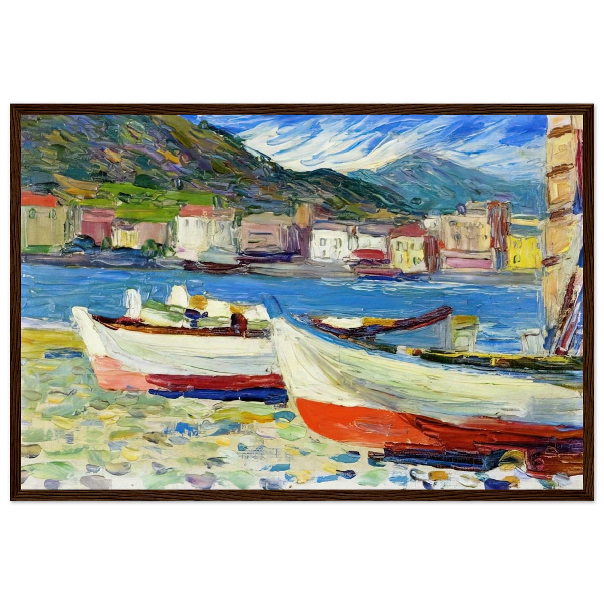 RAPALLO BOATS Framed Poster | Wassily Kandinsky Framed Prints Wall Art | Wassily Kandinsky Shop