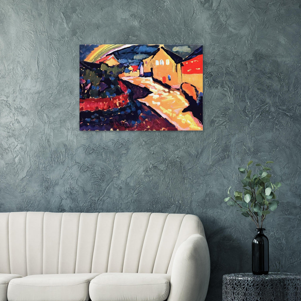 MURNAU WITH RAINBOW 1909 Canvas | Wassily Kandinsky Canvas | Wassily Kandinsky Shop