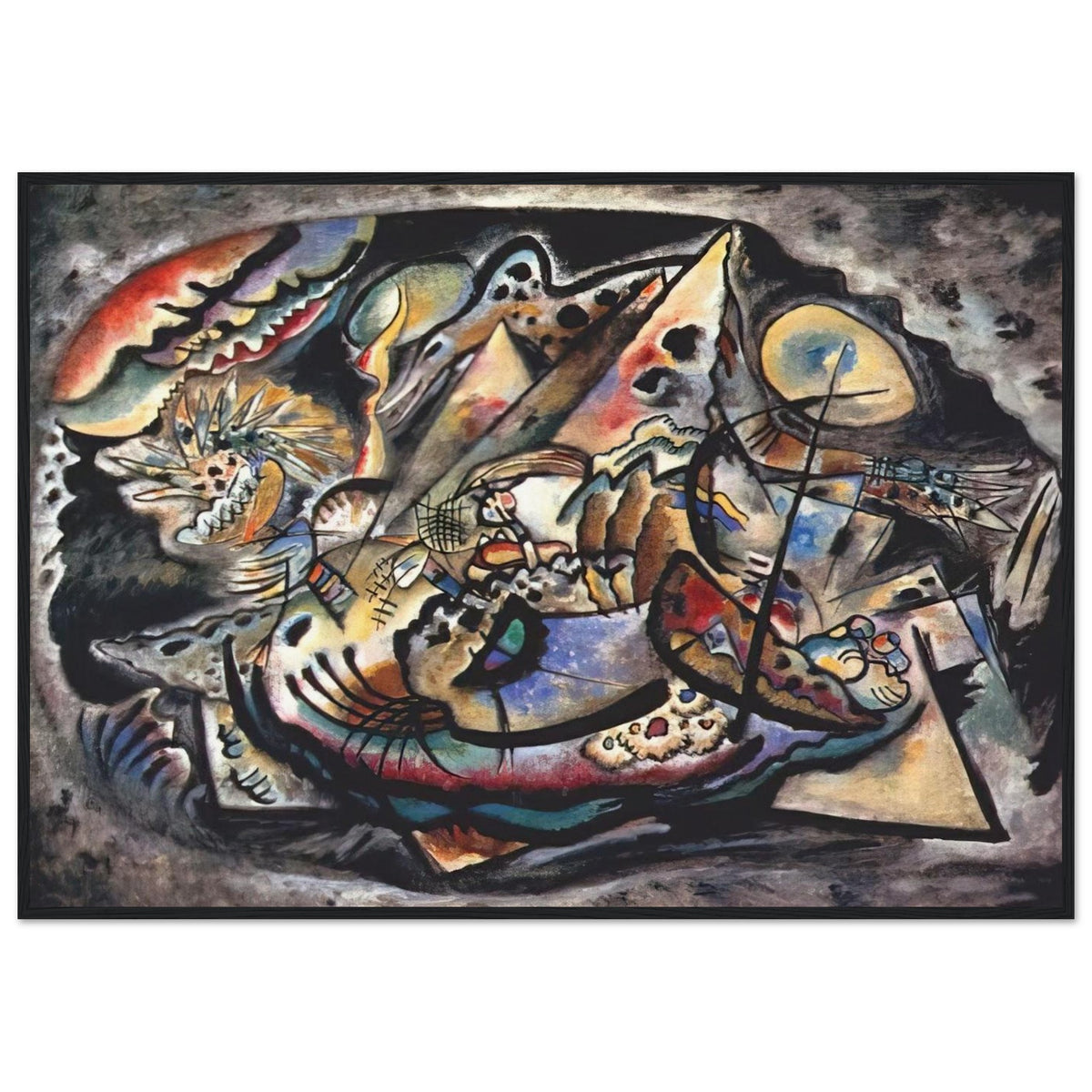 GREY OVAL 1917 Framed Poster | Wassily Kandinsky Framed Prints Wall Art | Wassily Kandinsky Shop