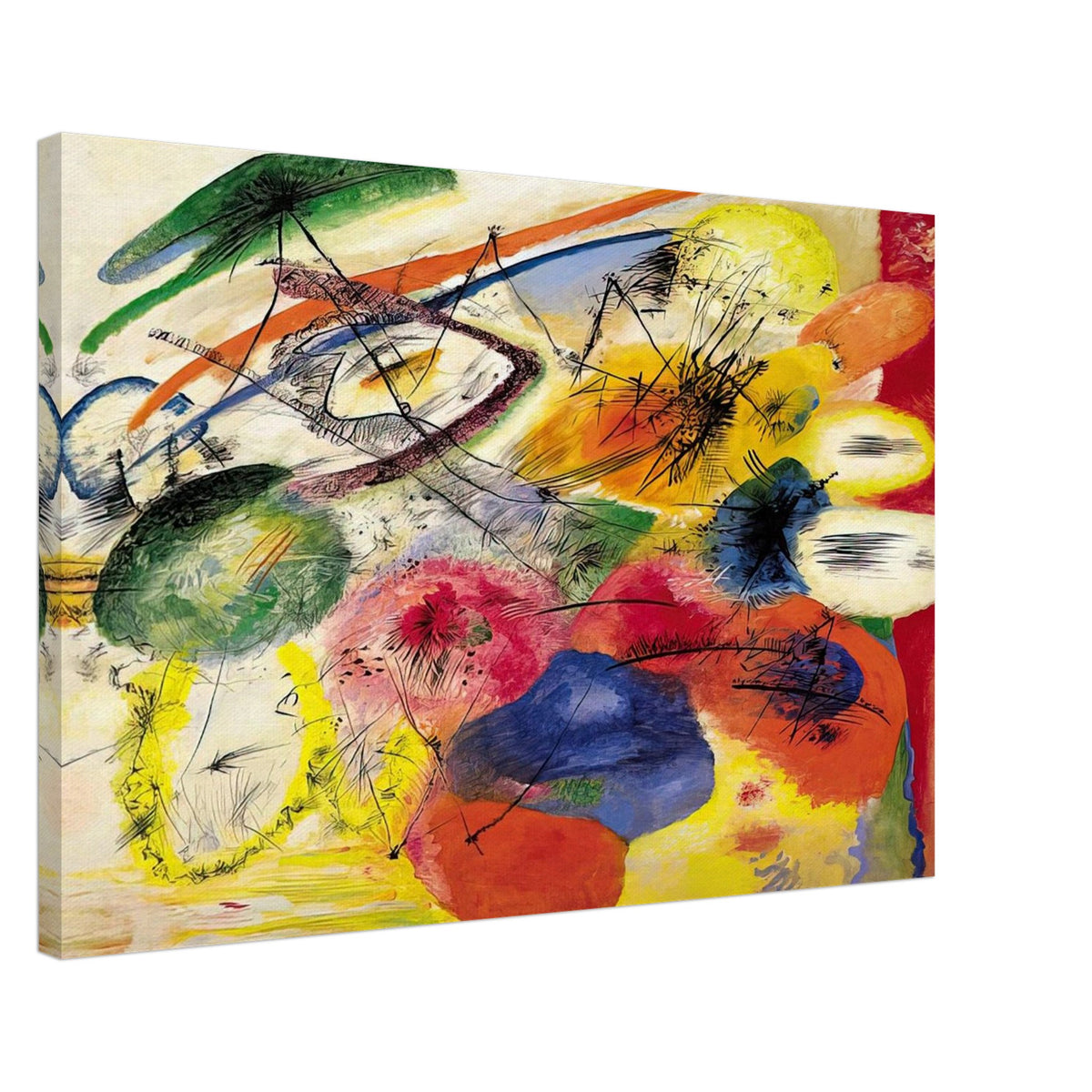 BLACK STROKES I 1913 Canvas | Wassily Kandinsky Canvas | Wassily Kandinsky Shop