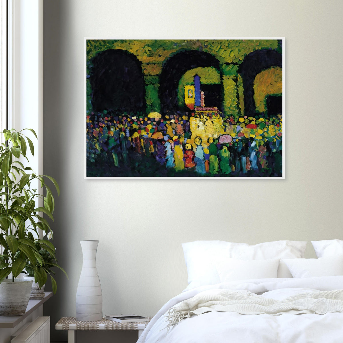 THE LUDWIGSKIRCHE IN MUNICH 1908 Framed Poster | Wassily Kandinsky Framed Prints Wall Art | Wassily Kandinsky Shop