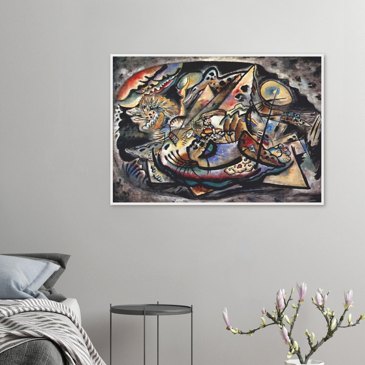 GREY OVAL 1917 Framed Poster | Wassily Kandinsky Framed Prints Wall Art | Wassily Kandinsky Shop