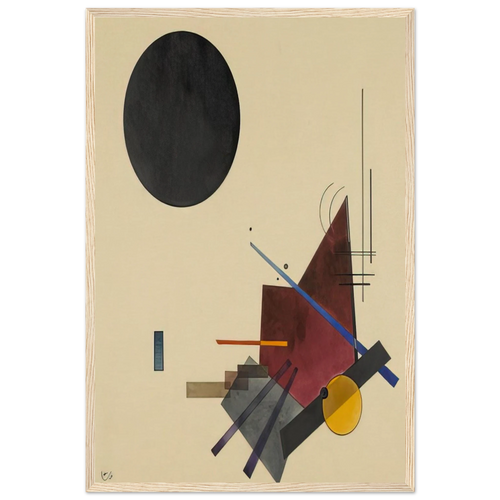BLACK RELATIONSHIP 1924 Framed Poster | Wassily Kandinsky Framed Prints Wall Art | Wassily Kandinsky Shop