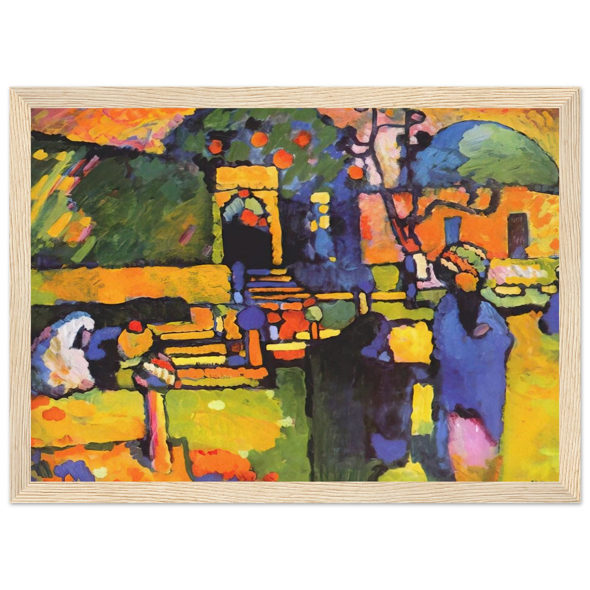 ARABS I CEMETERY 1909 Framed Poster | Wassily Kandinsky Framed Prints Wall Art | Wassily Kandinsky Shop