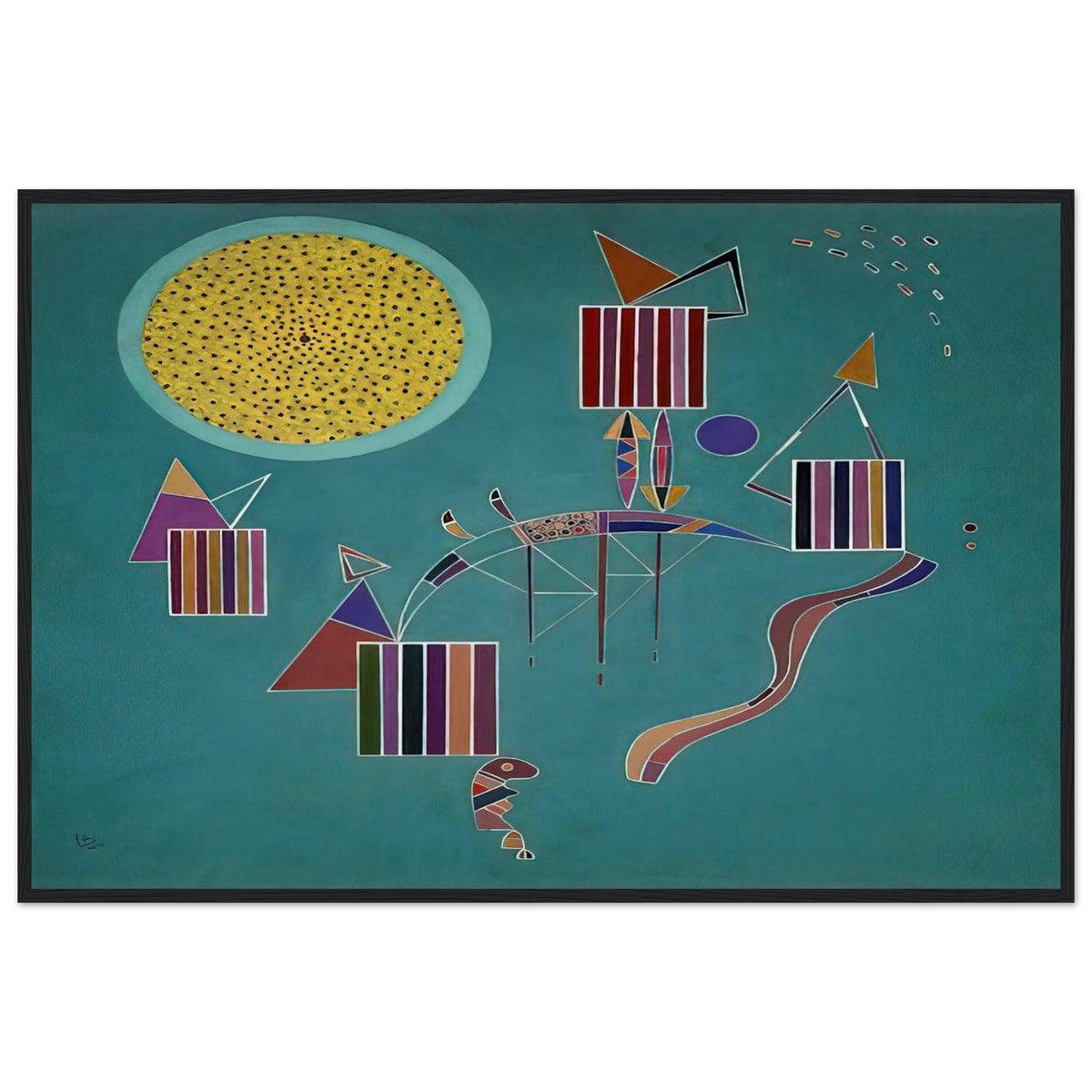 INTIME MESSAGE 1942 Framed Poster | Wassily Kandinsky Framed Prints Wall Art | Wassily Kandinsky Shop