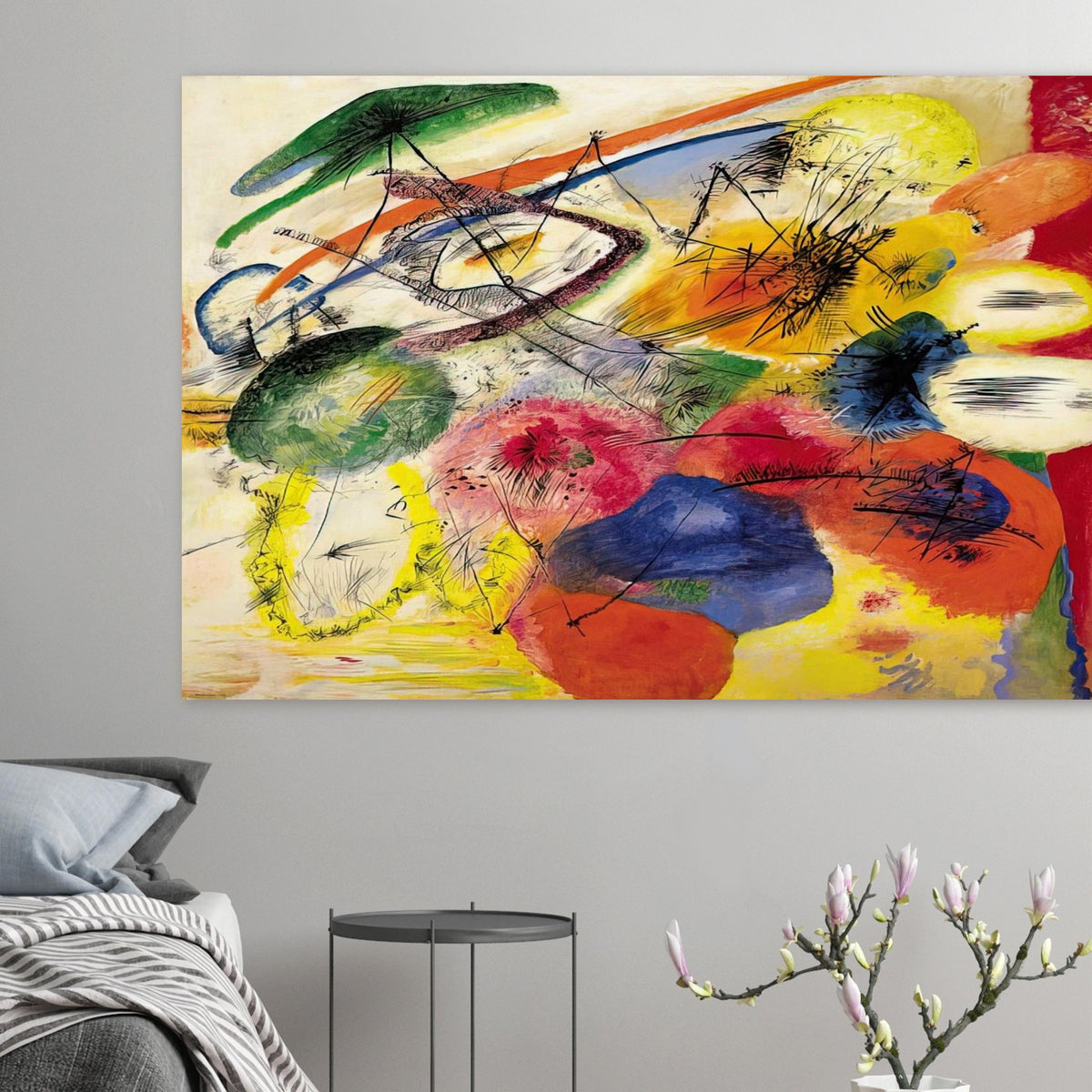 BLACK STROKES I 1913 Poster | Wassily Kandinsky Poster | Wassily Kandinsky Shop