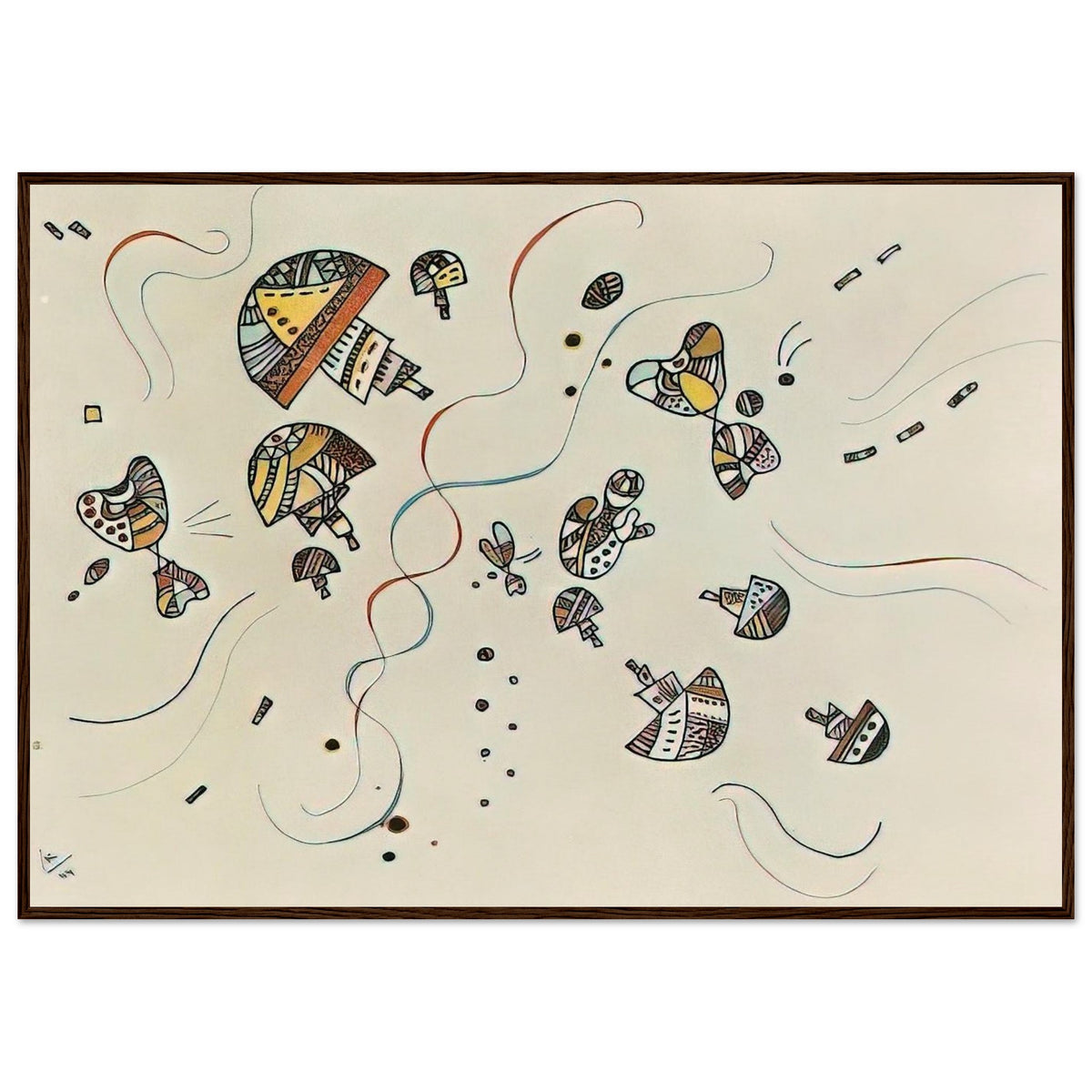 LAST WATERCOLOUR 1944 Framed Poster | Wassily Kandinsky Framed Prints Wall Art | Wassily Kandinsky Shop