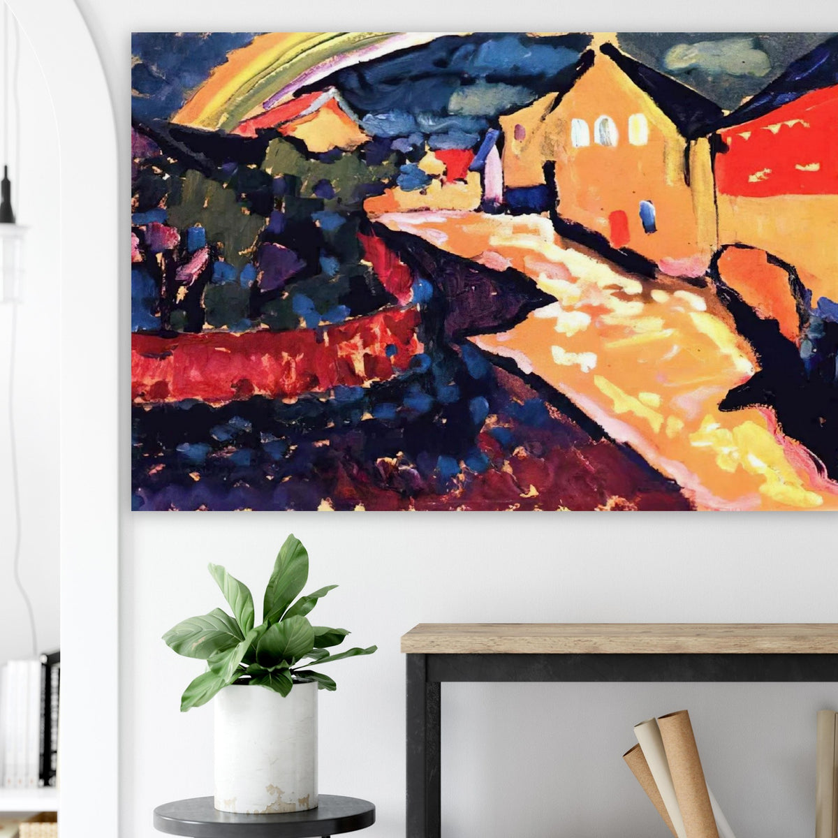 MURNAU WITH RAINBOW 1909 Poster | Wassily Kandinsky Poster | Wassily Kandinsky Shop