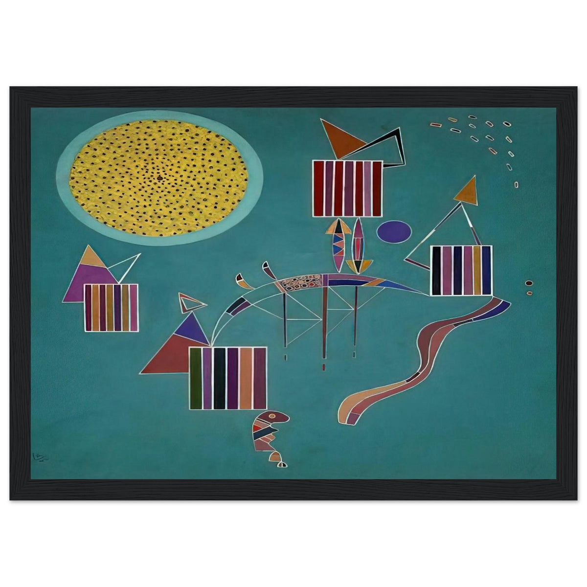 INTIME MESSAGE 1942 Framed Poster | Wassily Kandinsky Framed Prints Wall Art | Wassily Kandinsky Shop