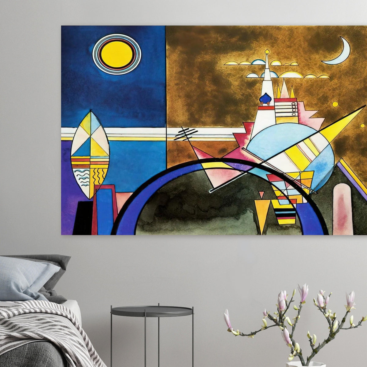 PICTURE XVI THE GREAT GATE OF KIEV STAGE SET FOR MUSSORGSKY S PICTURES AT AN EXHIBITION IN 1928 Poster | Wassily Kandinsky Poster | Wassily Kandinsky Shop