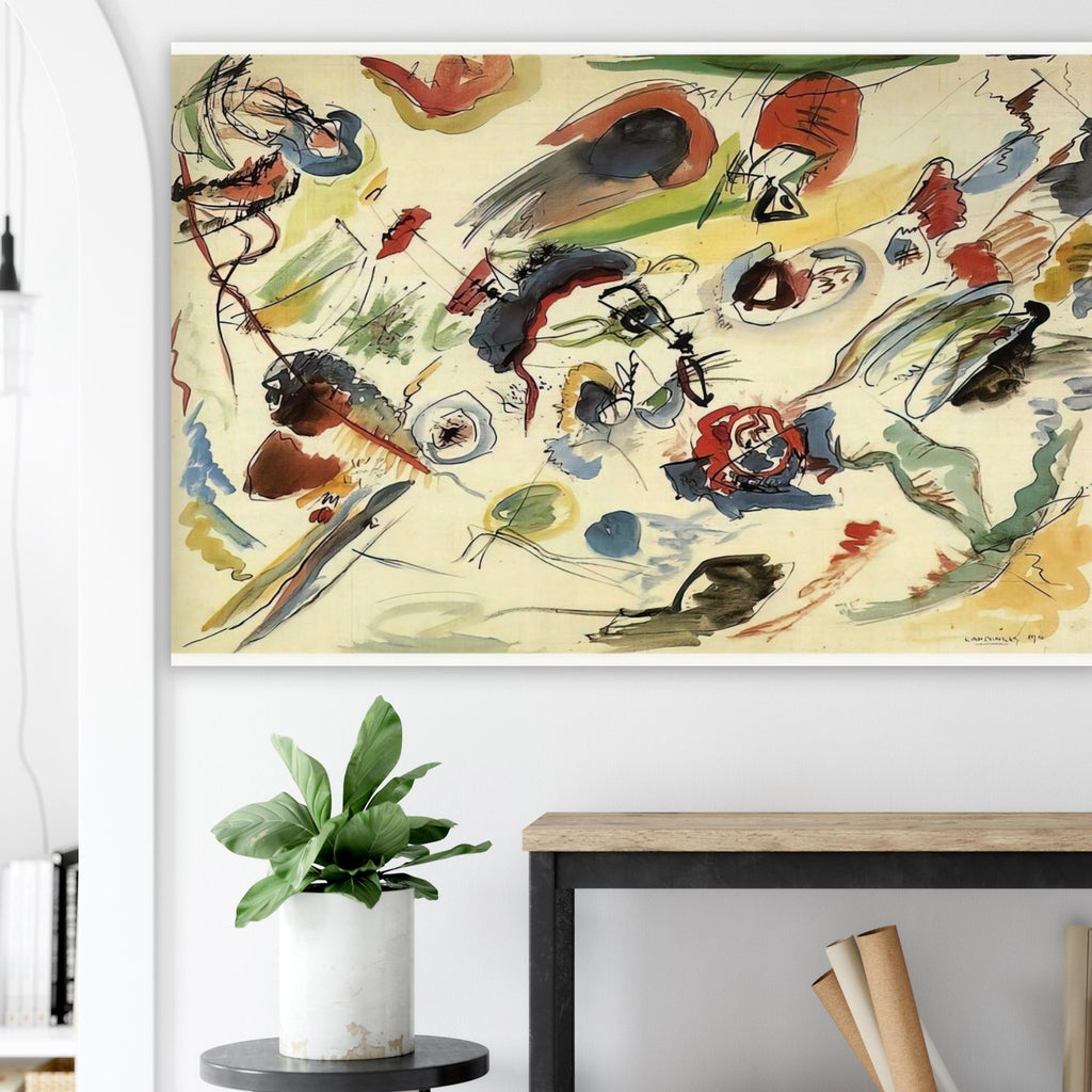 UNTITLED FIRST ABSTRACT WATERCOLOR 1910 Poster | Wassily Kandinsky Poster | Wassily Kandinsky Shop