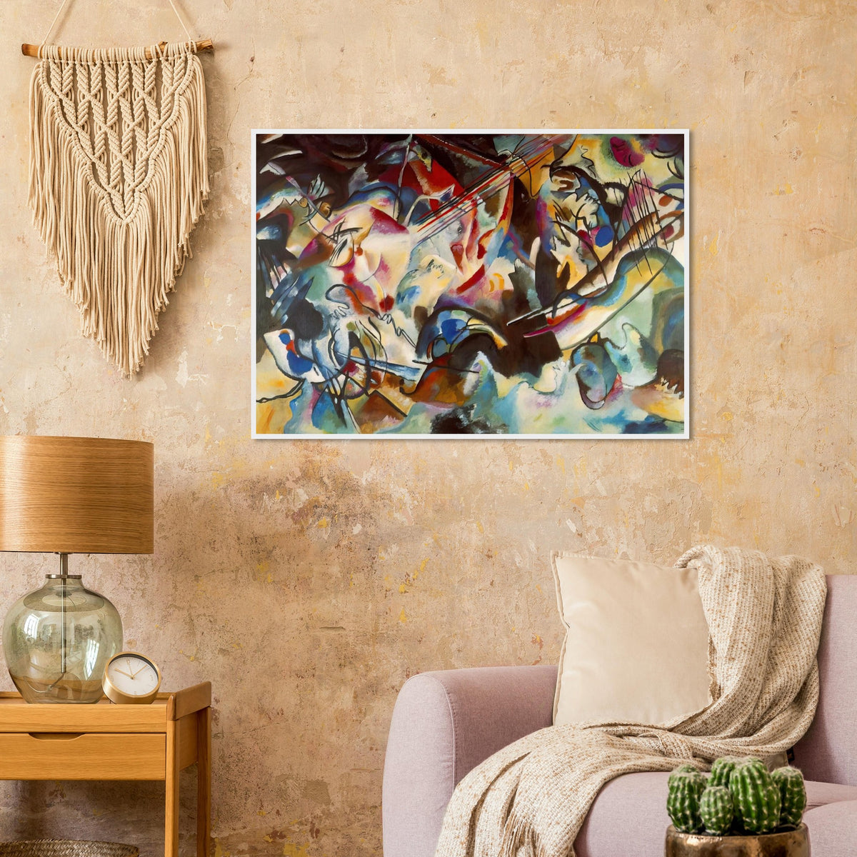 COMPOSITION VI 1913 Framed Poster | Wassily Kandinsky Framed Prints Wall Art | Wassily Kandinsky Shop