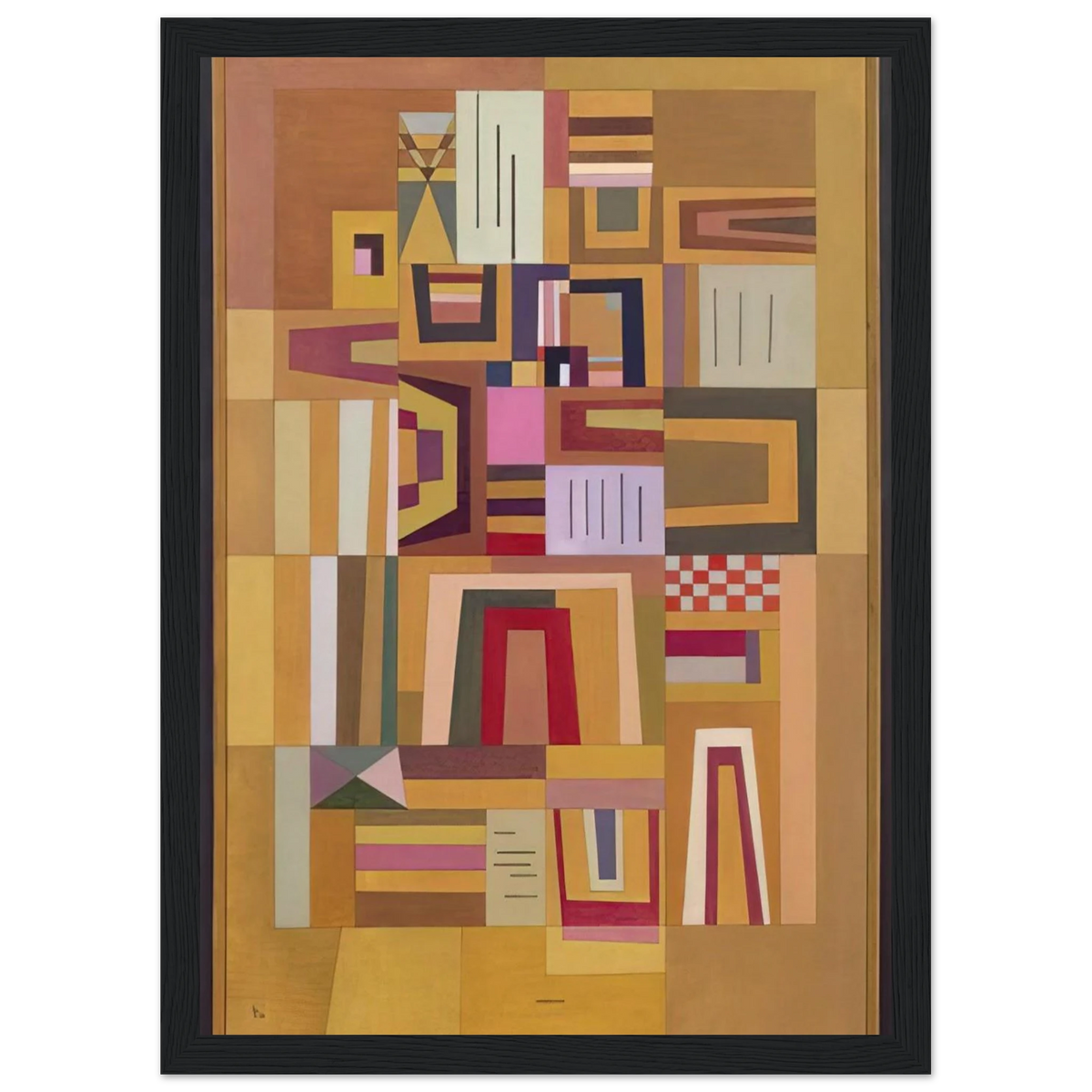 COMPENSATION ROSE 1933 Framed Poster | Wassily Kandinsky Framed Prints Wall Art | Wassily Kandinsky Shop