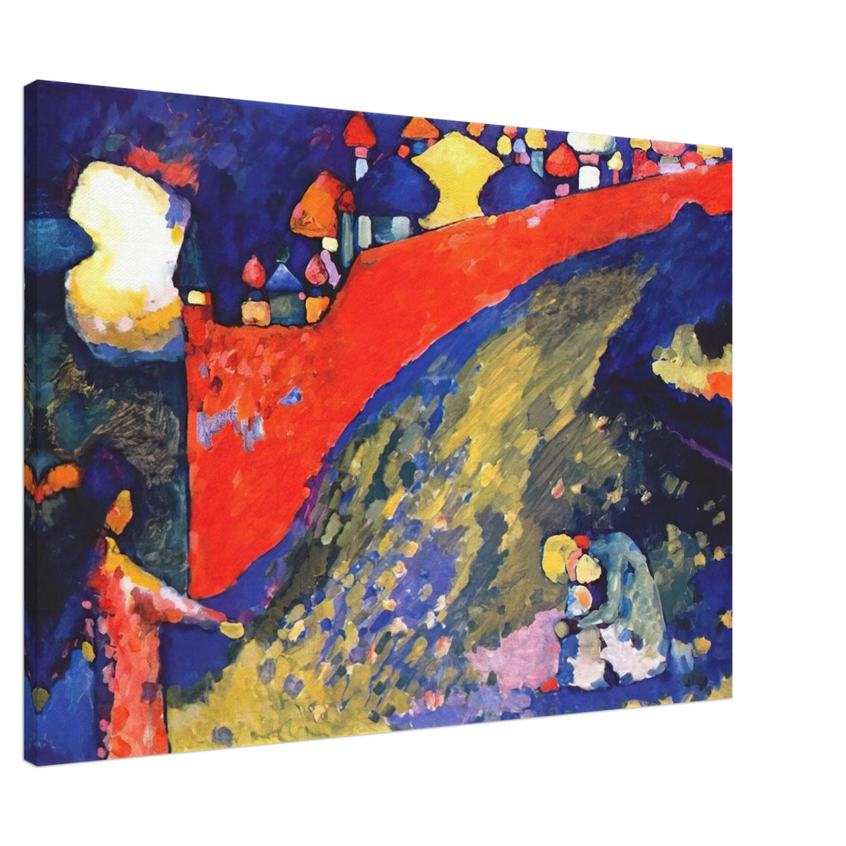 RED WALL DESTINY 1909 Canvas | Wassily Kandinsky Canvas | Wassily Kandinsky Shop