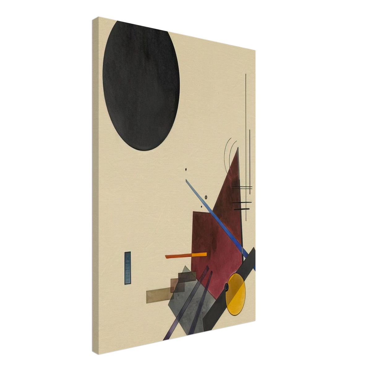 BLACK RELATIONSHIP 1924 Canvas | Wassily Kandinsky Canvas | Wassily Kandinsky Shop