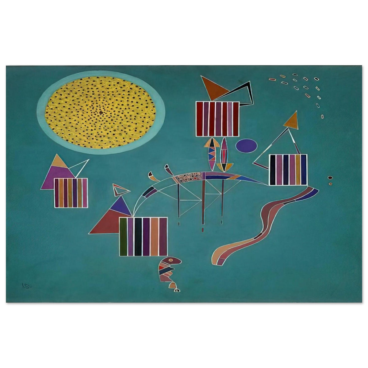 INTIME MESSAGE 1942 Poster | Wassily Kandinsky Poster | Wassily Kandinsky Shop