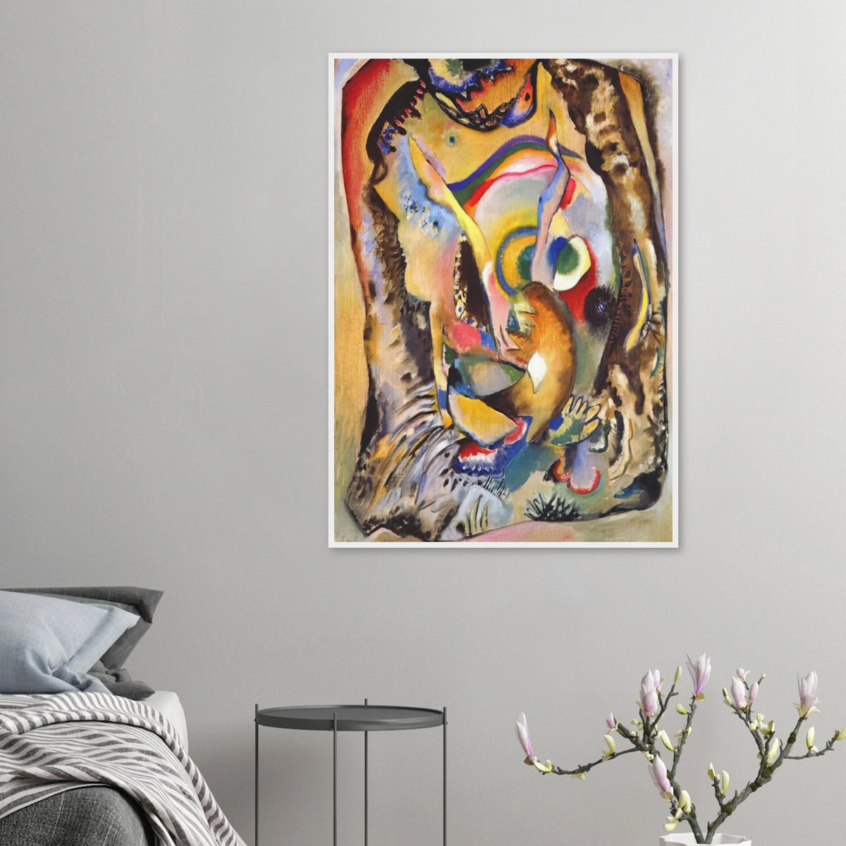PAINTING ON LIGHT GROUND 1916 Framed Poster | Wassily Kandinsky Framed Prints Wall Art | Wassily Kandinsky Shop
