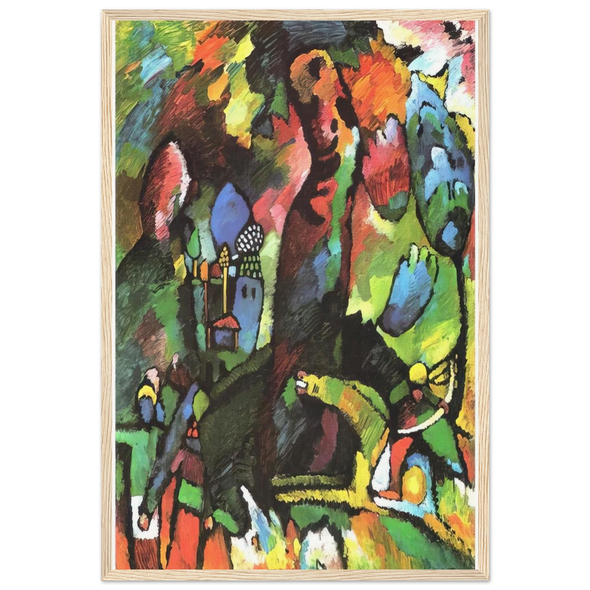 PICTURE WITH ARCHER 1909 Framed Poster | Wassily Kandinsky Framed Prints Wall Art | Wassily Kandinsky Shop