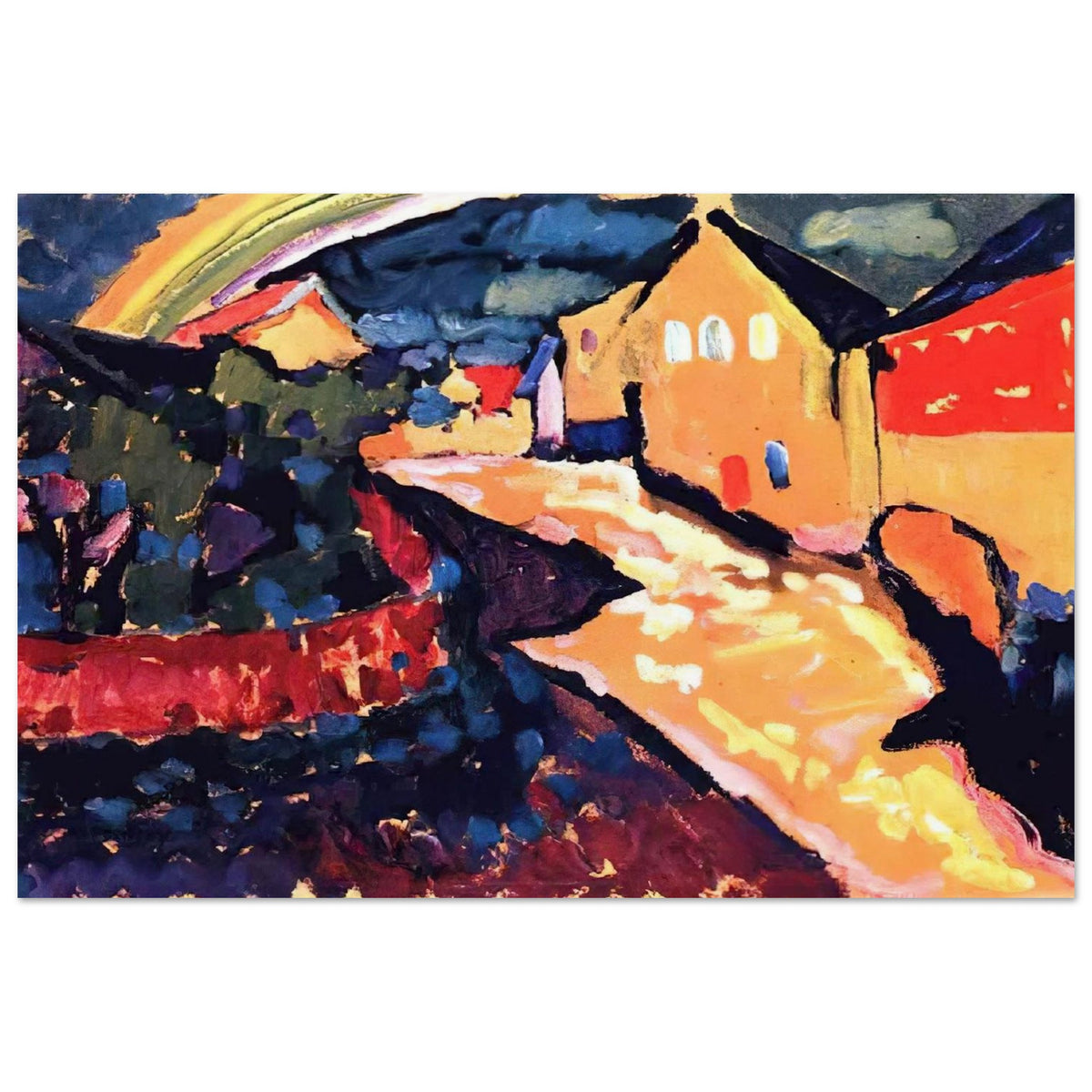 MURNAU WITH RAINBOW 1909 Poster | Wassily Kandinsky Poster | Wassily Kandinsky Shop