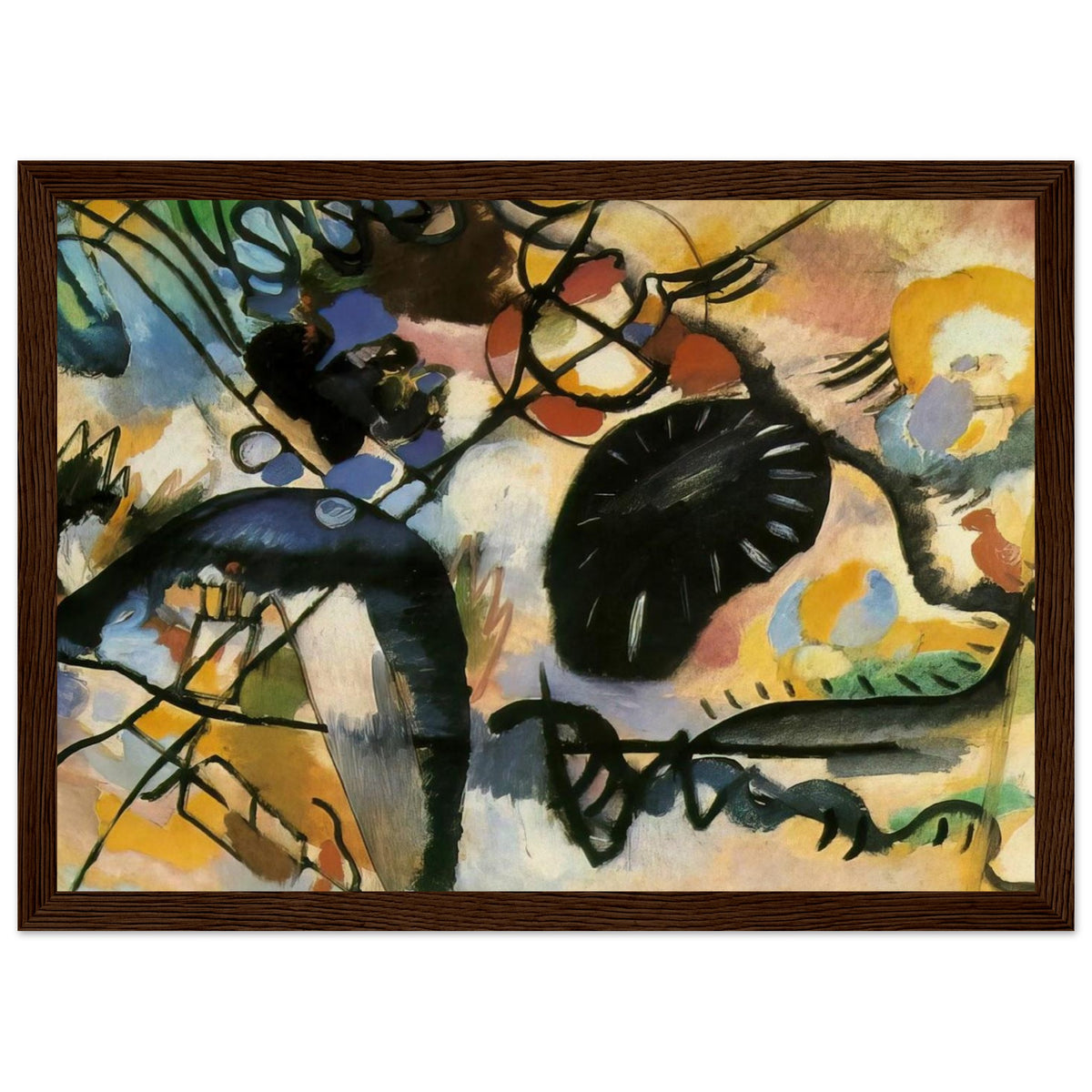 BLACK SPOT 1912 Framed Poster | Wassily Kandinsky Framed Prints Wall Art | Wassily Kandinsky Shop