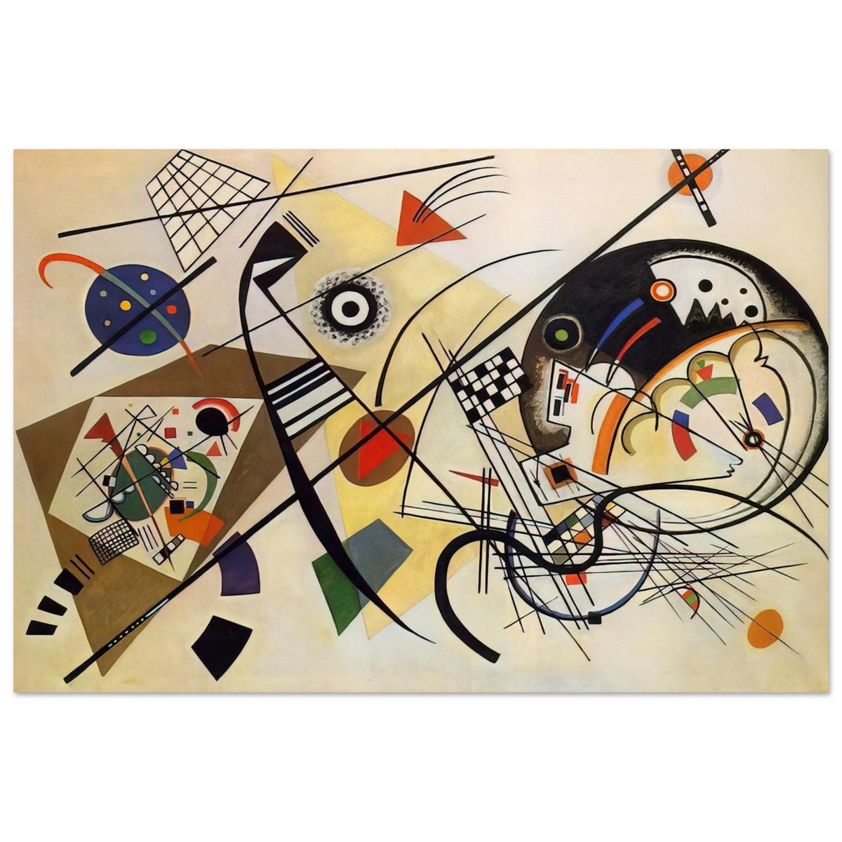 TRANSVERSE LINE 1923 Poster | Wassily Kandinsky Poster | Wassily Kandinsky Shop