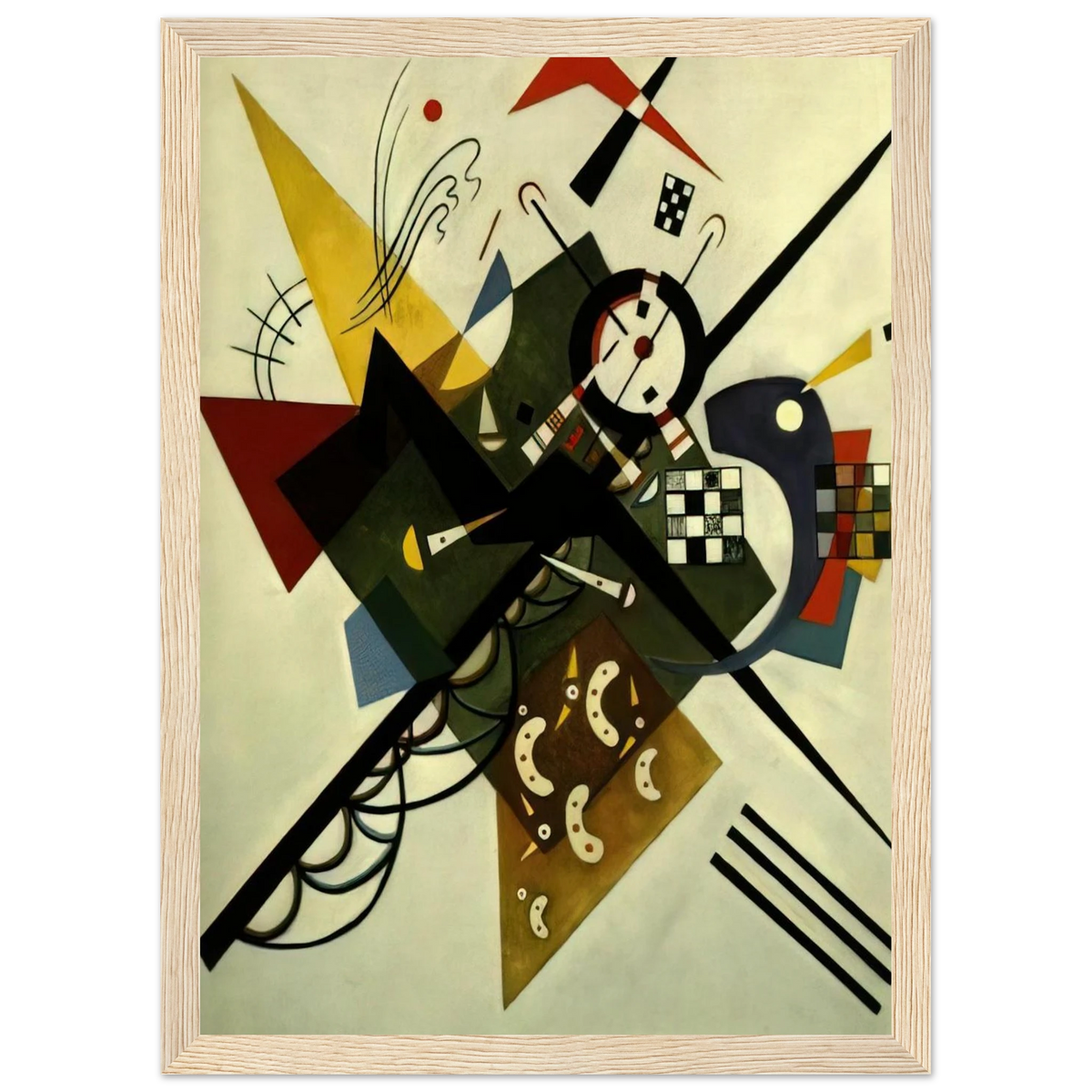 ON WHITE II 1923 Framed Poster | Wassily Kandinsky Framed Prints Wall Art | Wassily Kandinsky Shop