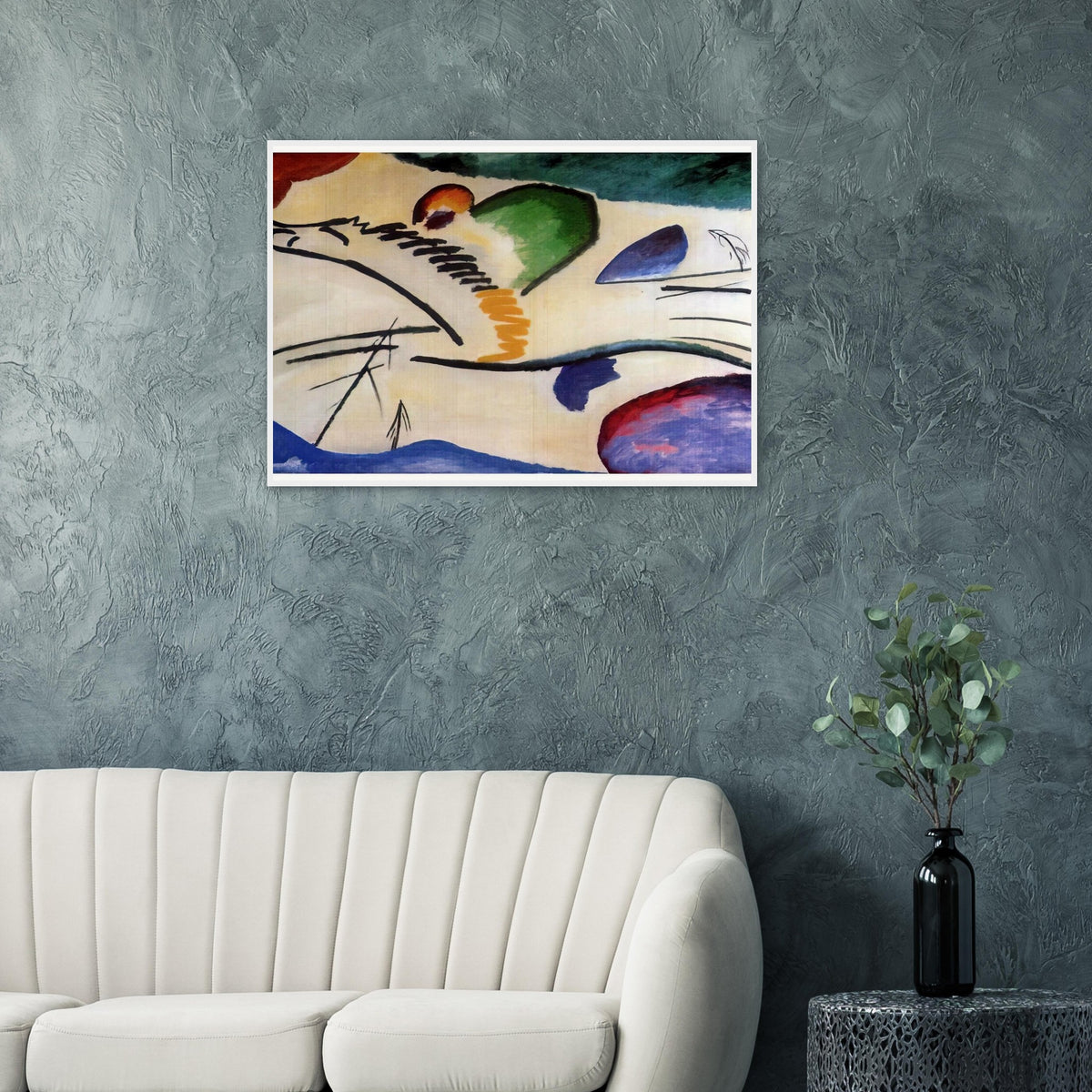 LYRICAL LYRICS 1911 Framed Poster | Wassily Kandinsky Framed Prints Wall Art | Wassily Kandinsky Shop