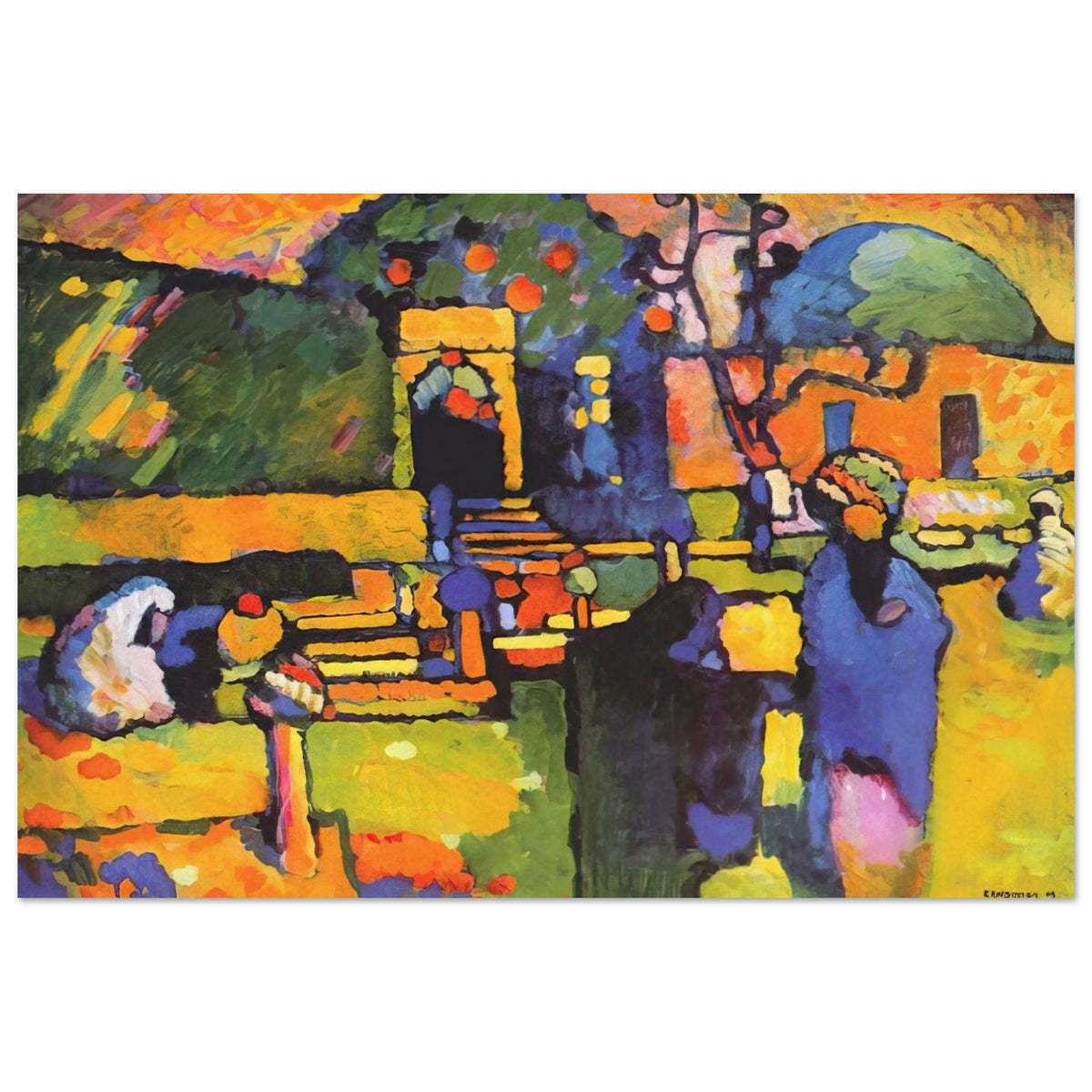 ARABS I CEMETERY 1909 Poster | Wassily Kandinsky Poster | Wassily Kandinsky Shop
