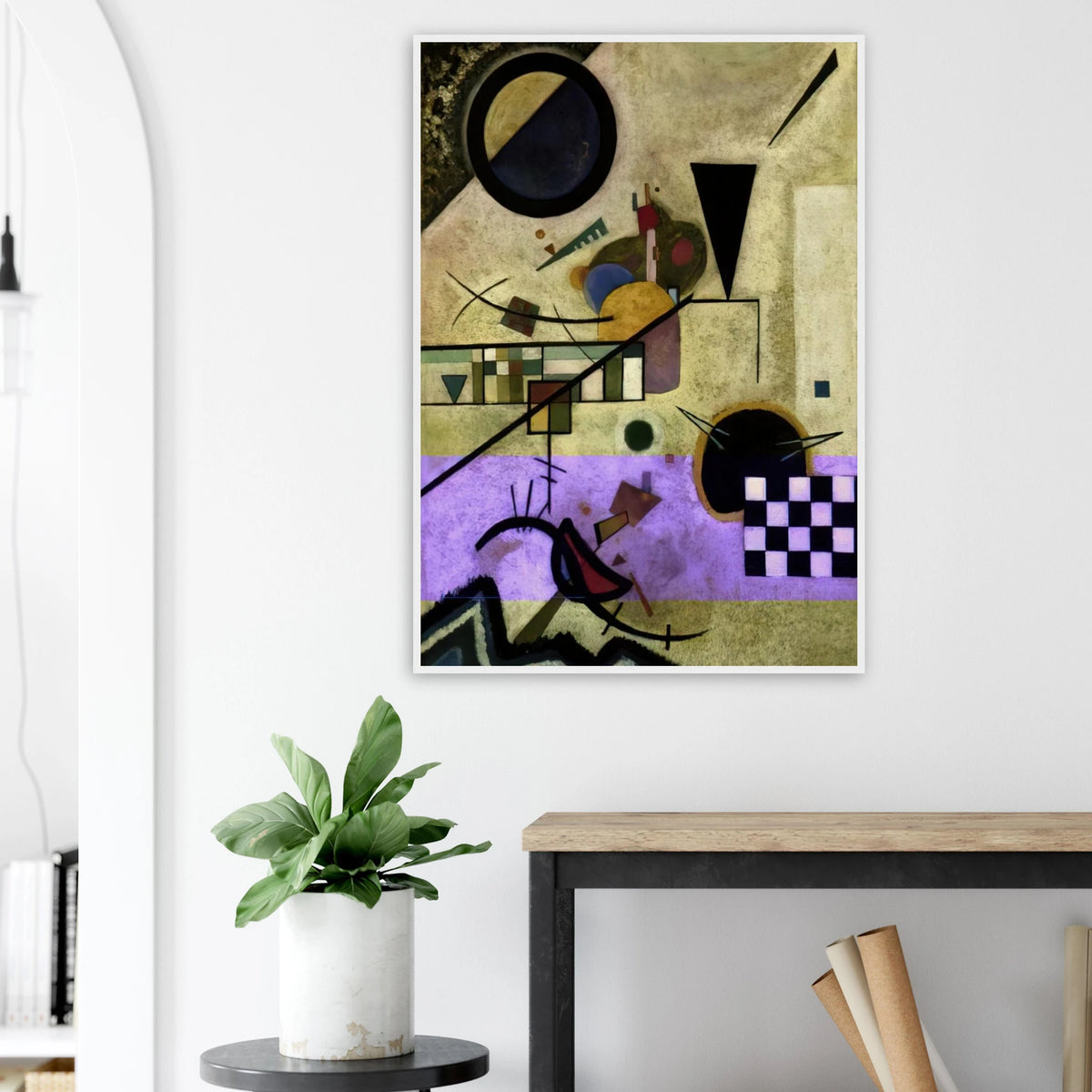 CONTRASTING SOUNDS 1924 Framed Poster | Wassily Kandinsky Framed Prints Wall Art | Wassily Kandinsky Shop