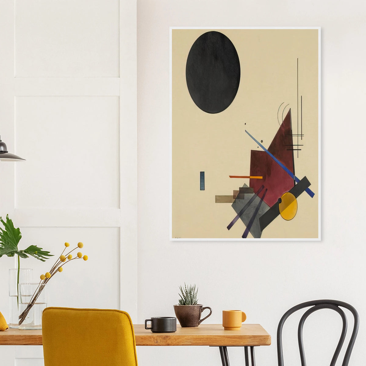BLACK RELATIONSHIP 1924 Framed Poster | Wassily Kandinsky Framed Prints Wall Art | Wassily Kandinsky Shop