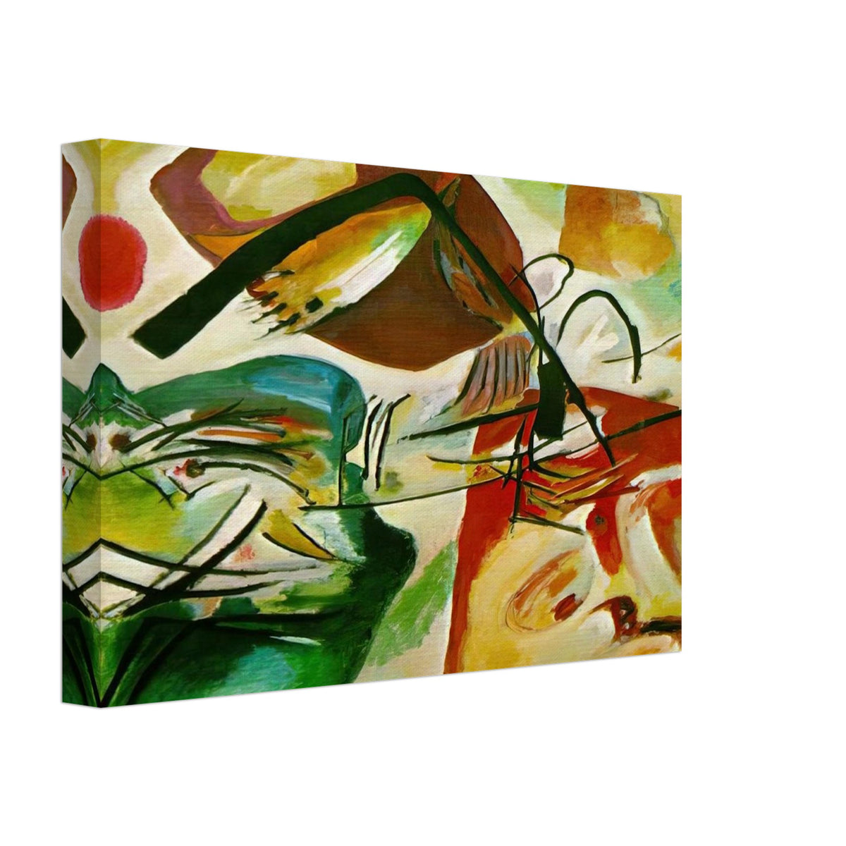PICTURE WITH A BLACK ARCH 1912 Canvas | Wassily Kandinsky Canvas | Wassily Kandinsky Shop