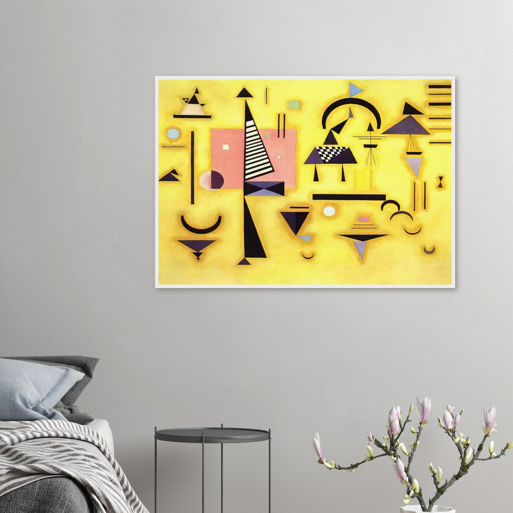 DECISIVE PINK 1932 Framed Poster | Wassily Kandinsky Framed Prints Wall Art | Wassily Kandinsky Shop