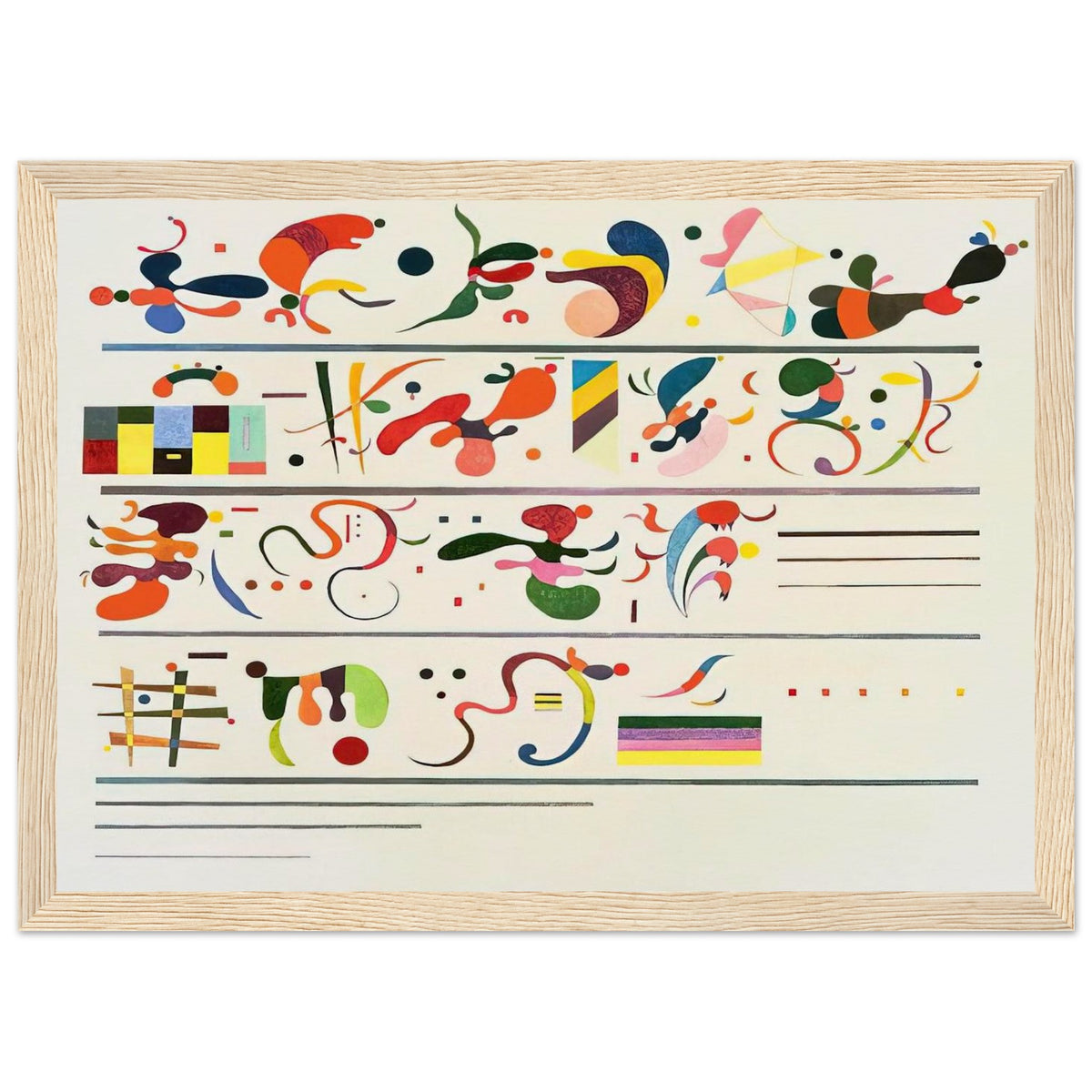 SUCCESSION 1935 Framed Poster | Wassily Kandinsky Framed Prints Wall Art | Wassily Kandinsky Shop