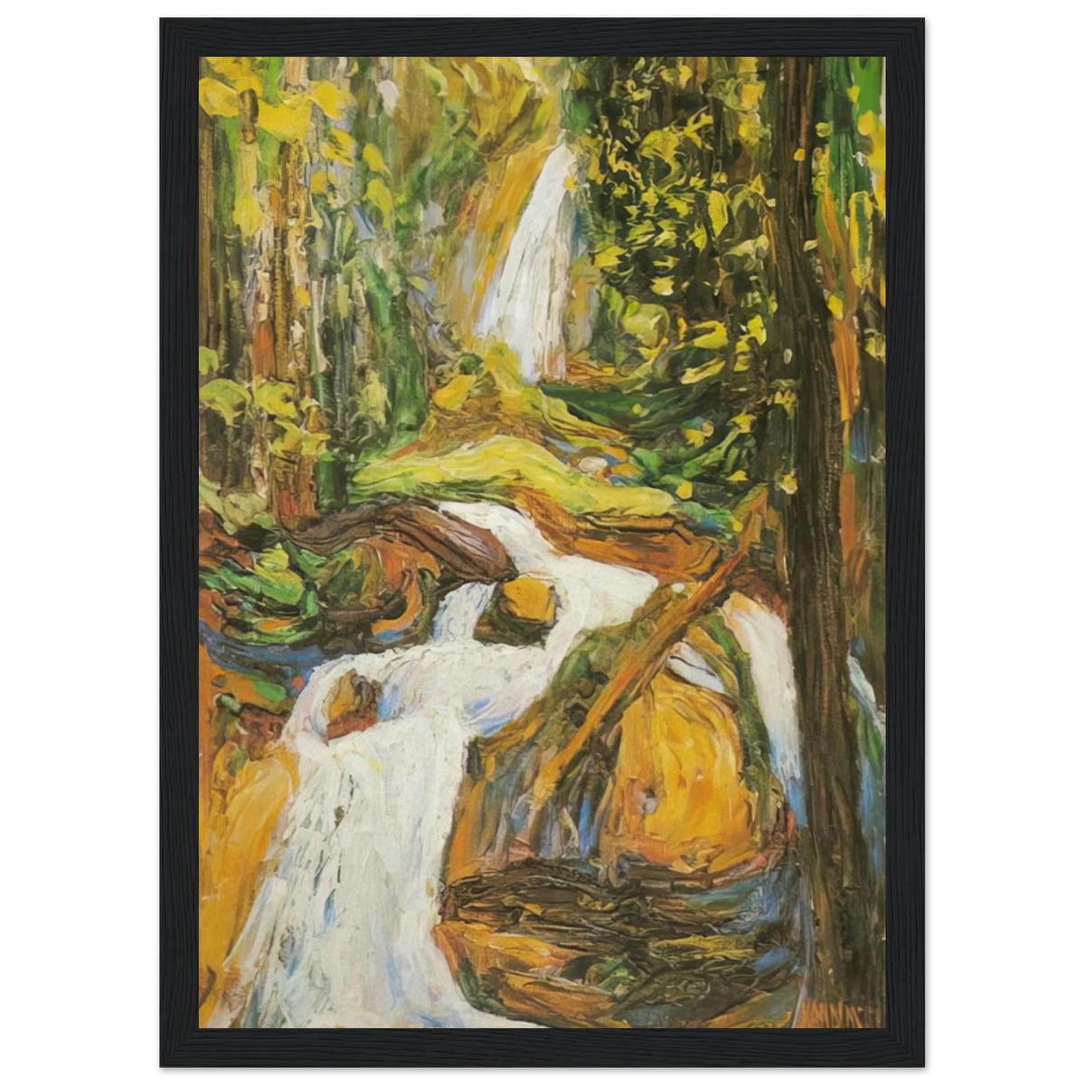 KOCHEL WATERFALL I Framed Poster | Wassily Kandinsky Framed Prints Wall Art | Wassily Kandinsky Shop