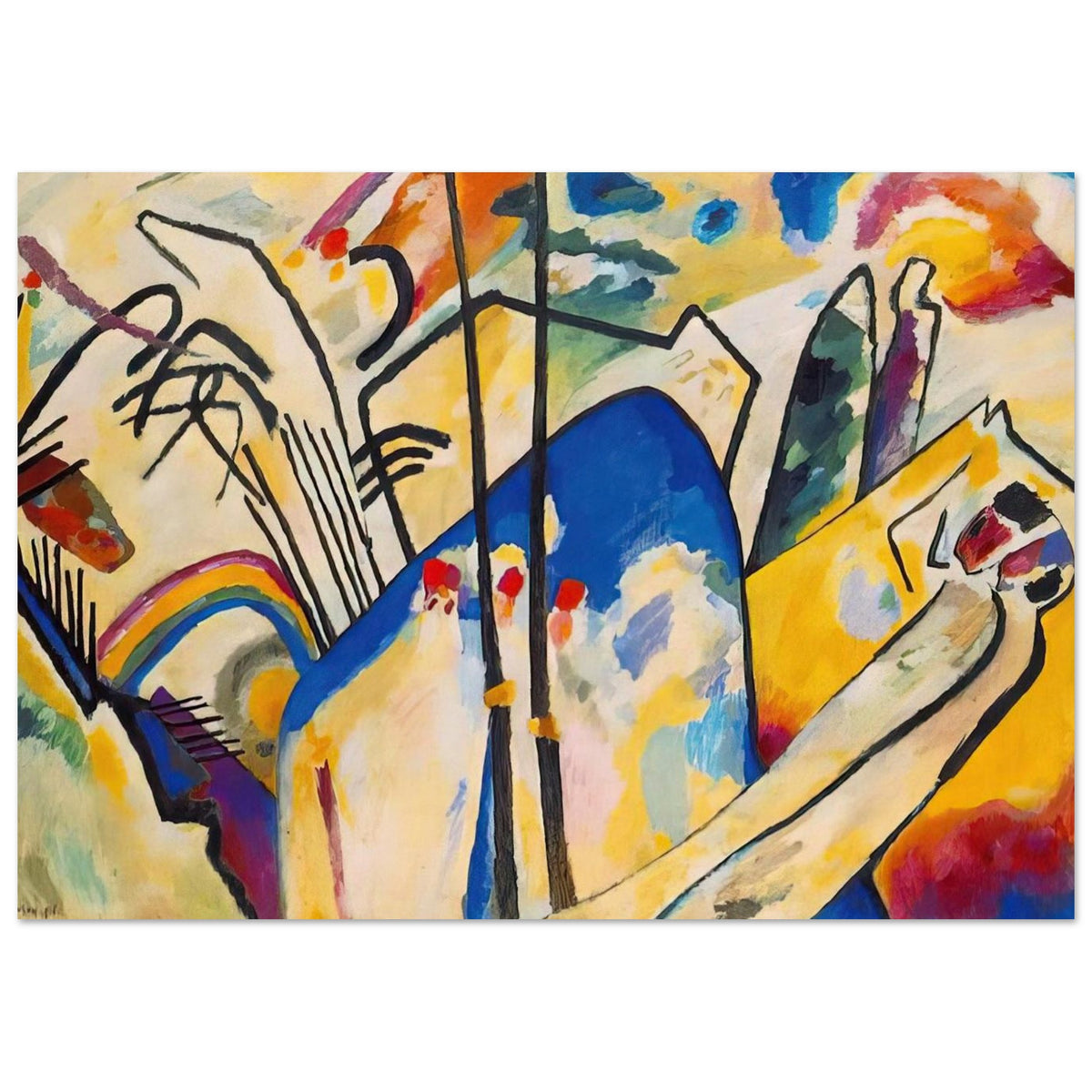 COMPOSITION IV 1911 Poster | Wassily Kandinsky Poster | Wassily Kandinsky Shop
