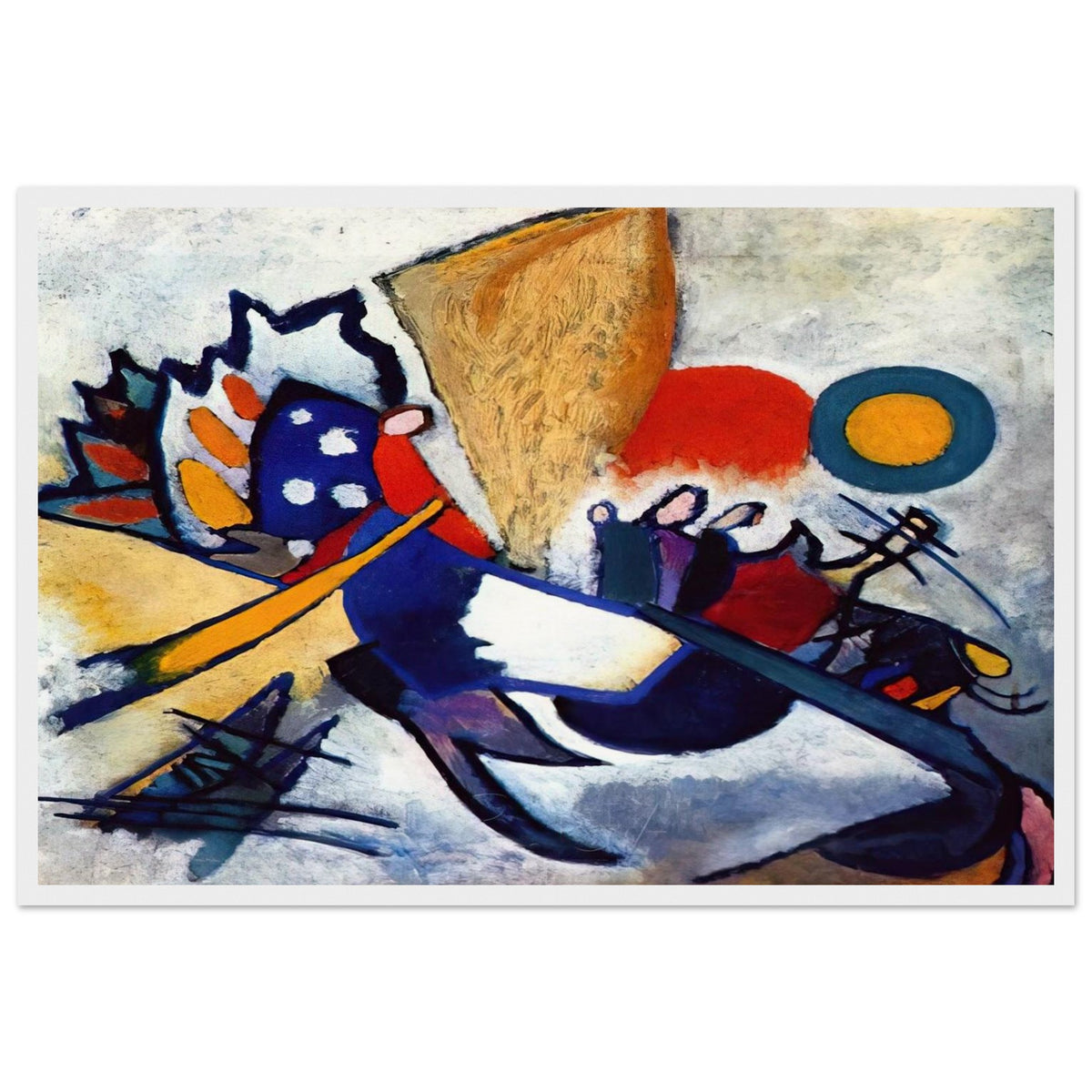 IMPROVISATION 209 1917 Framed Poster | Wassily Kandinsky Framed Prints Wall Art | Wassily Kandinsky Shop