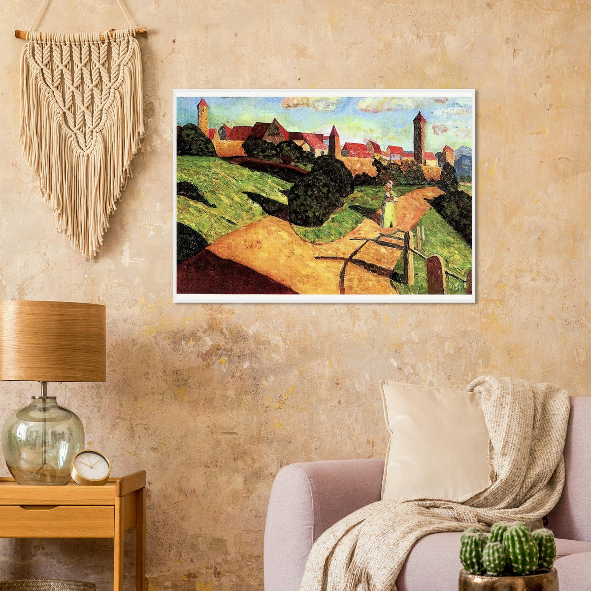OLD TOWN II 1902 Framed Poster | Wassily Kandinsky Framed Prints Wall Art | Wassily Kandinsky Shop