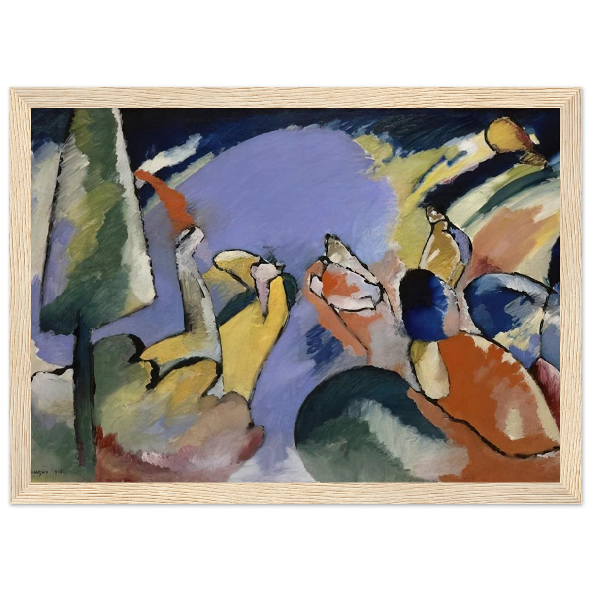 IMPROVISATION XIV 1910 Framed Poster | Wassily Kandinsky Framed Prints Wall Art | Wassily Kandinsky Shop