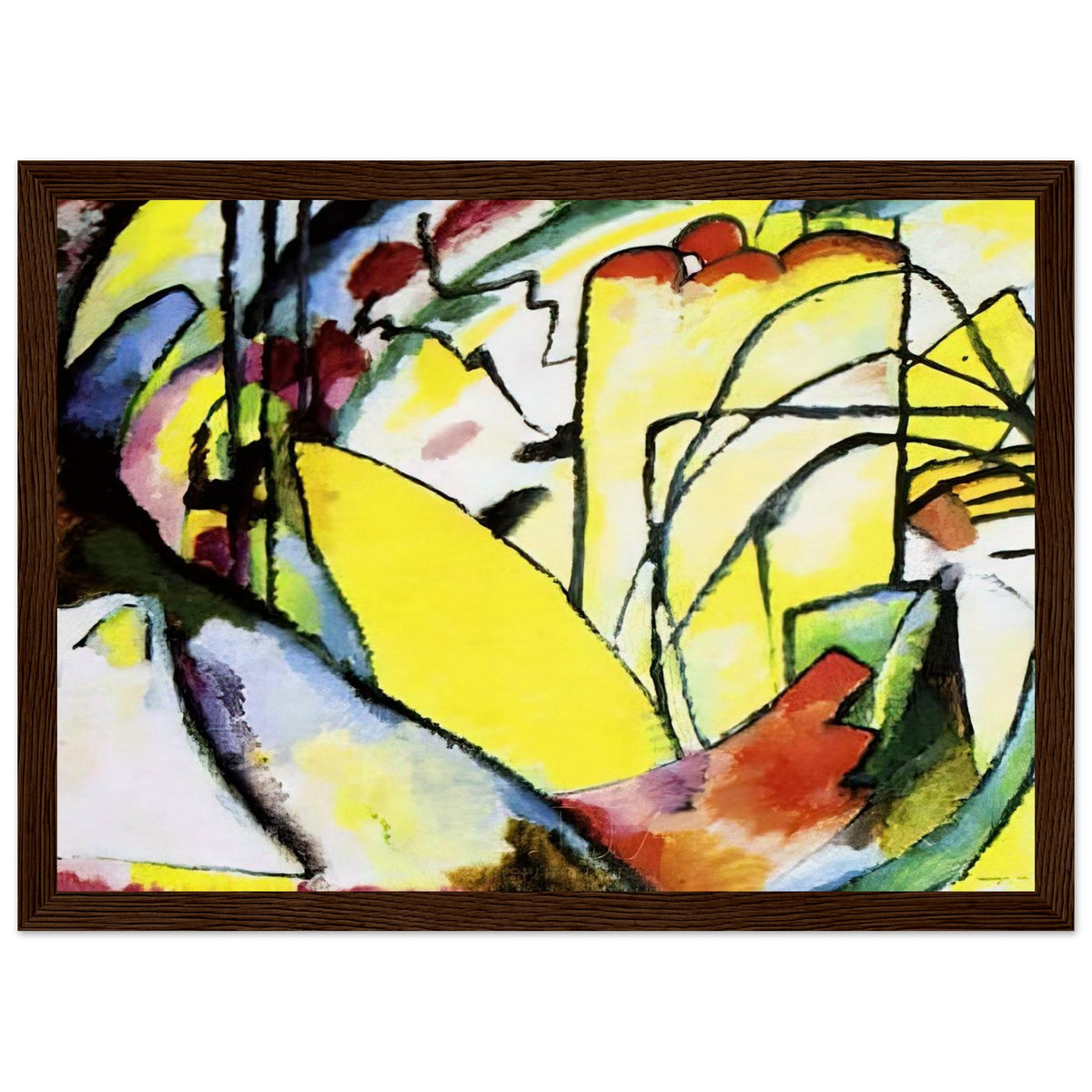 IMPROVISATION 10 1910 Framed Poster | Wassily Kandinsky Framed Prints Wall Art | Wassily Kandinsky Shop