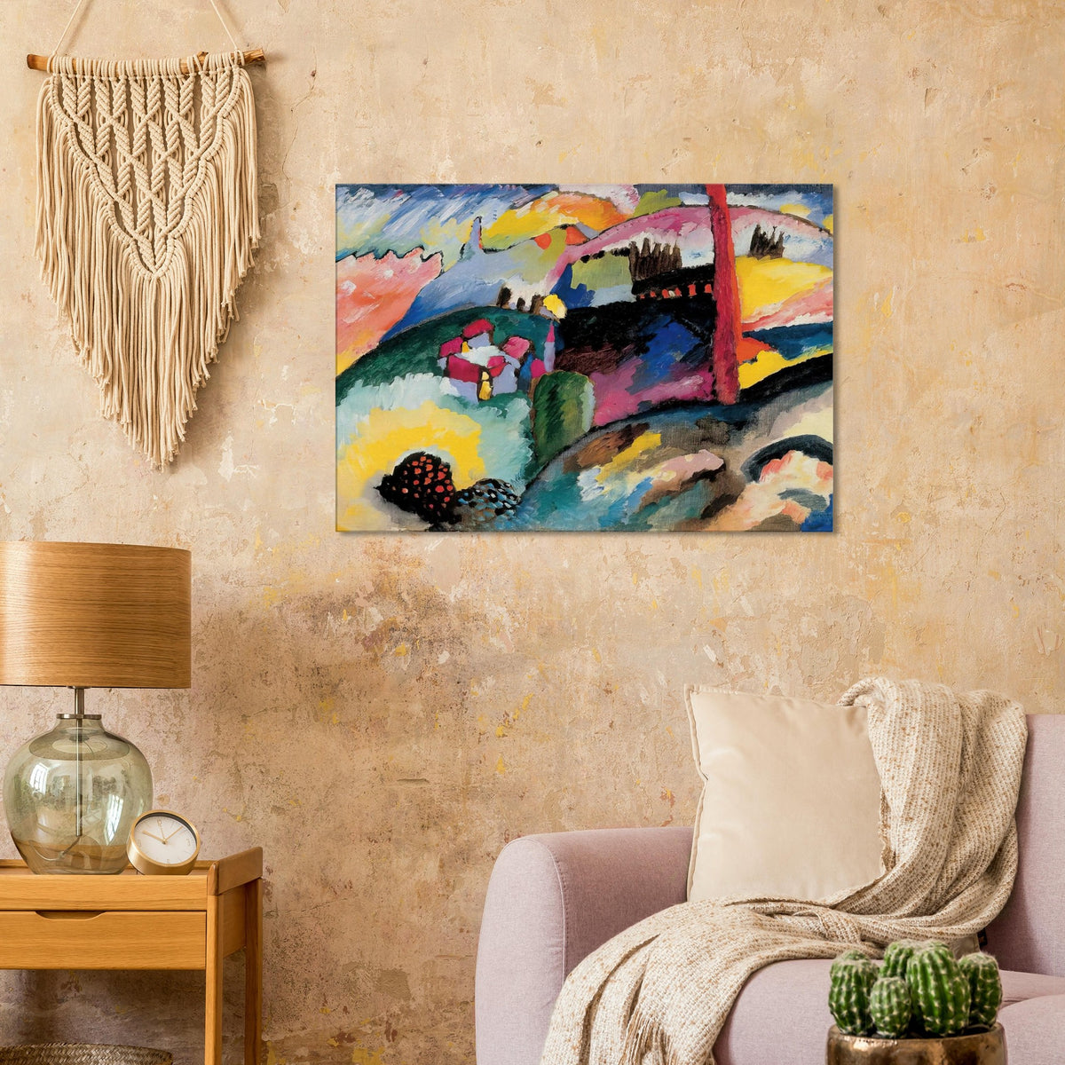 LANDSCAPE WITH FACTORY CHIMNEY 1910 Canvas | Wassily Kandinsky Canvas | Wassily Kandinsky Shop
