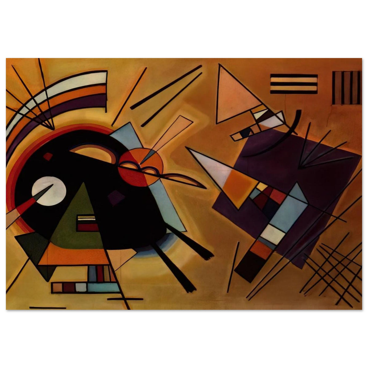 BLACK AND VIOLET 1923 Poster | Wassily Kandinsky Poster | Wassily Kandinsky Shop
