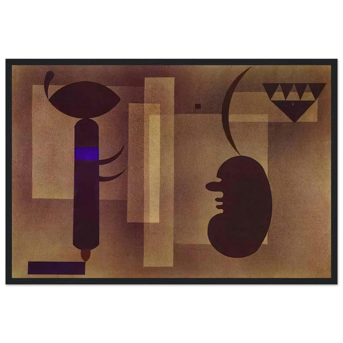 GLOOMY SITUATION 1933 Framed Poster | Wassily Kandinsky Framed Prints Wall Art | Wassily Kandinsky Shop