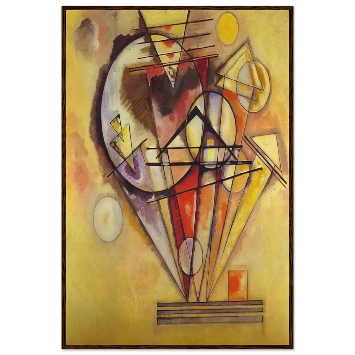 ON THE POINTS 1928 Framed Poster | Wassily Kandinsky Framed Prints Wall Art | Wassily Kandinsky Shop