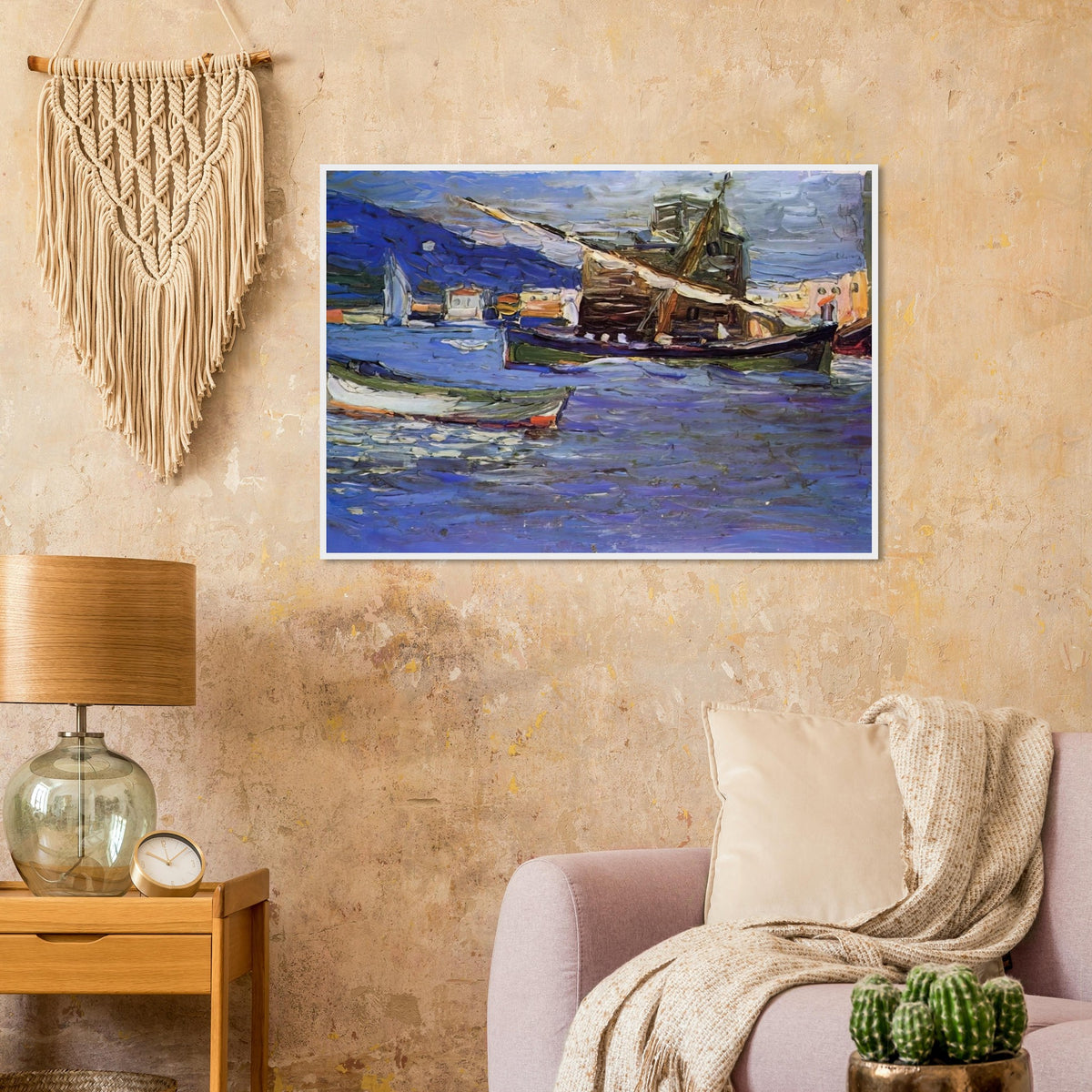RAPALLO GRAUER DAY 1905 Framed Poster | Wassily Kandinsky Framed Prints Wall Art | Wassily Kandinsky Shop