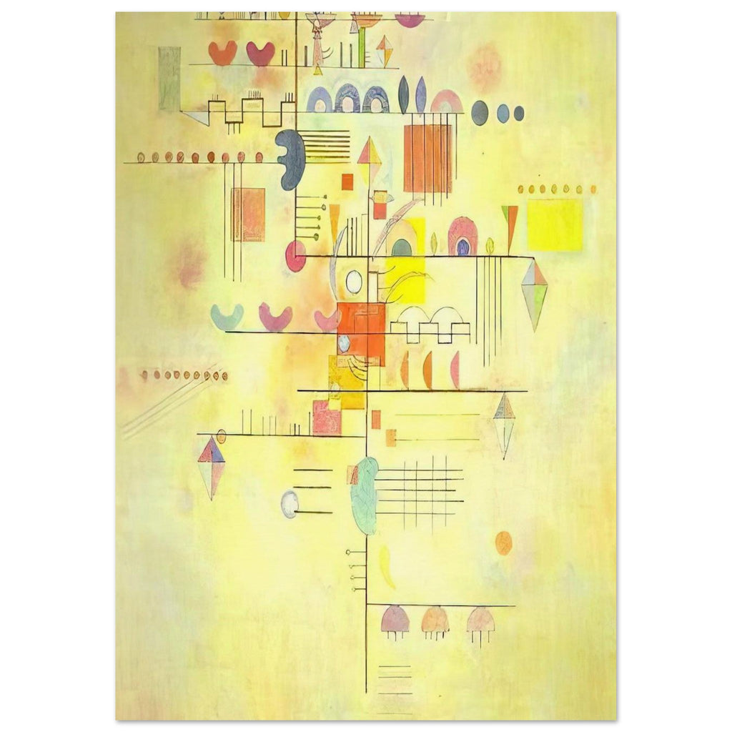 GENTLE ACCENT 1934 Poster | Wassily Kandinsky Poster | Wassily Kandinsky Shop