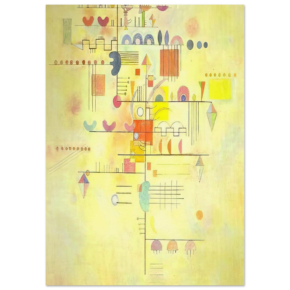 GENTLE ACCENT 1934 Poster | Wassily Kandinsky Poster | Wassily Kandinsky Shop