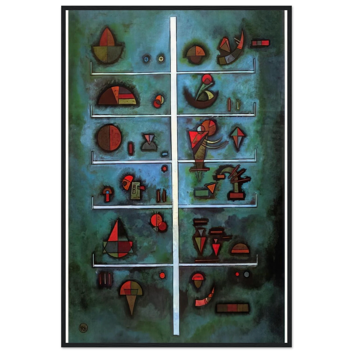 STOREYS 1929 Framed Poster | Wassily Kandinsky Framed Prints Wall Art | Wassily Kandinsky Shop