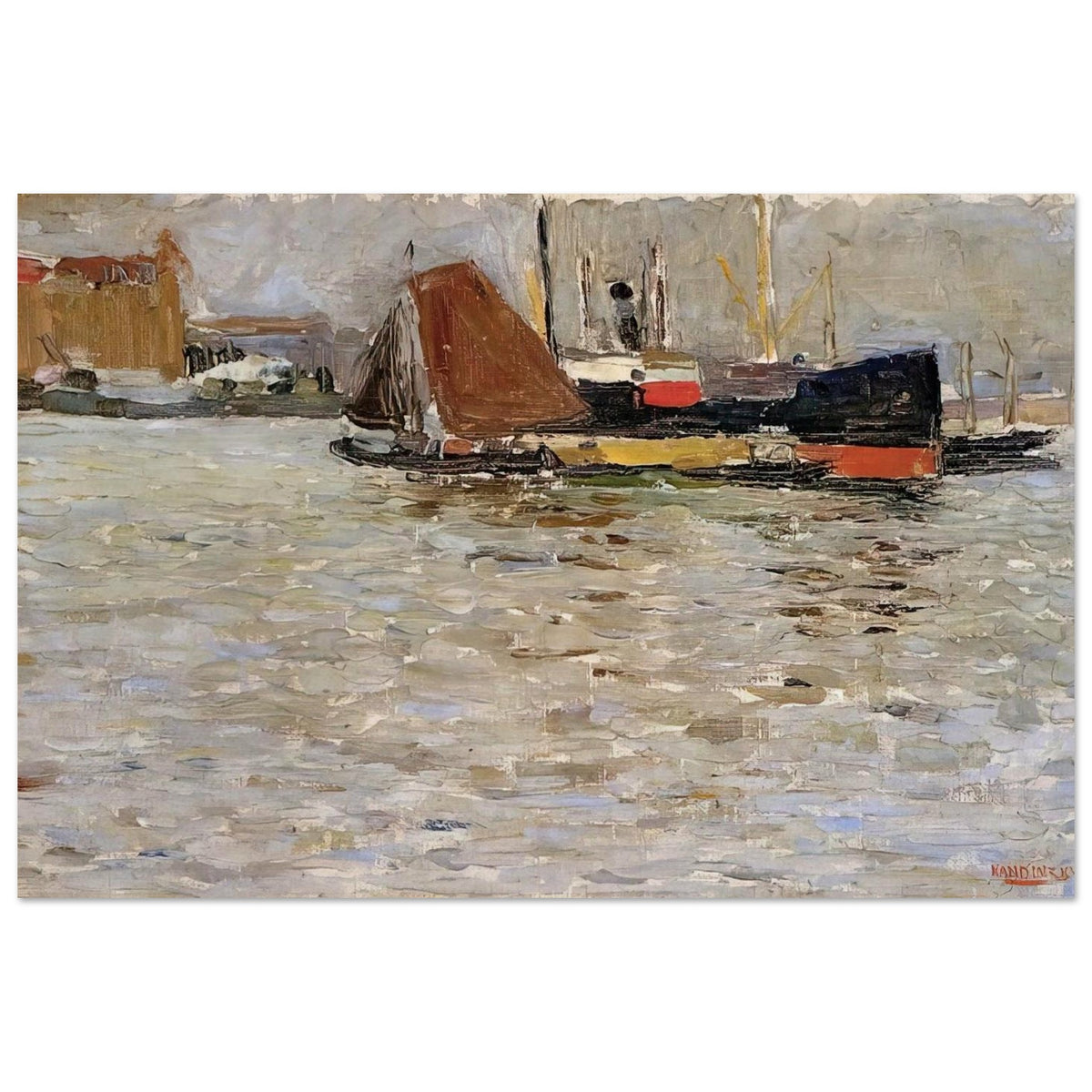 ROTTERDAM SUN 1906 Poster | Wassily Kandinsky Poster | Wassily Kandinsky Shop