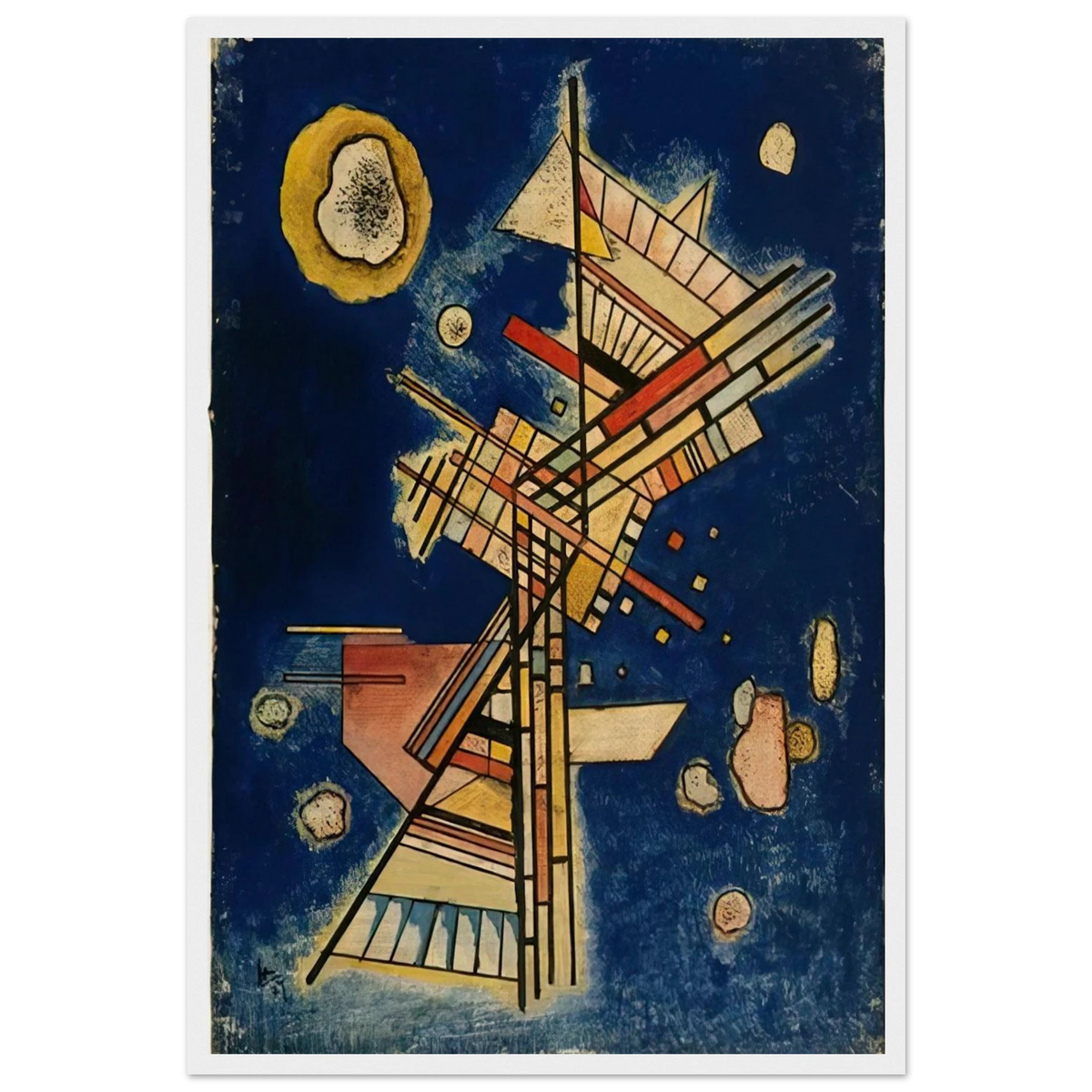 DARK FRESHNESS 1927 Framed Poster | Wassily Kandinsky Framed Prints Wall Art | Wassily Kandinsky Shop